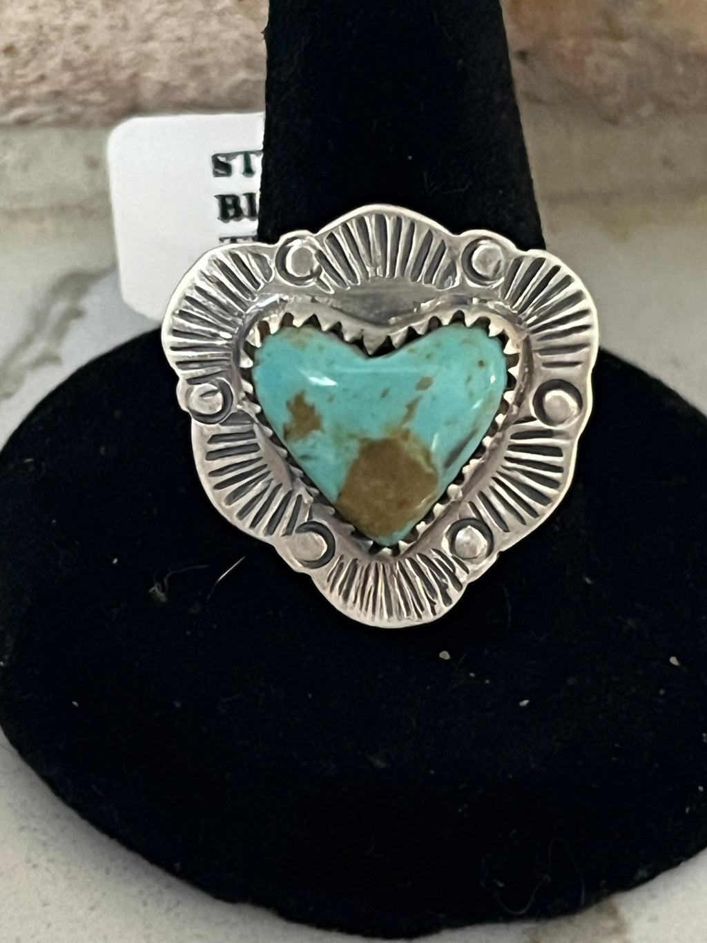 Sterling Silver Stella Blue Turquoise Ring