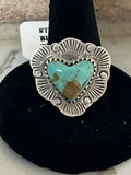 Sterling Silver Stella Blue Turquoise Ring