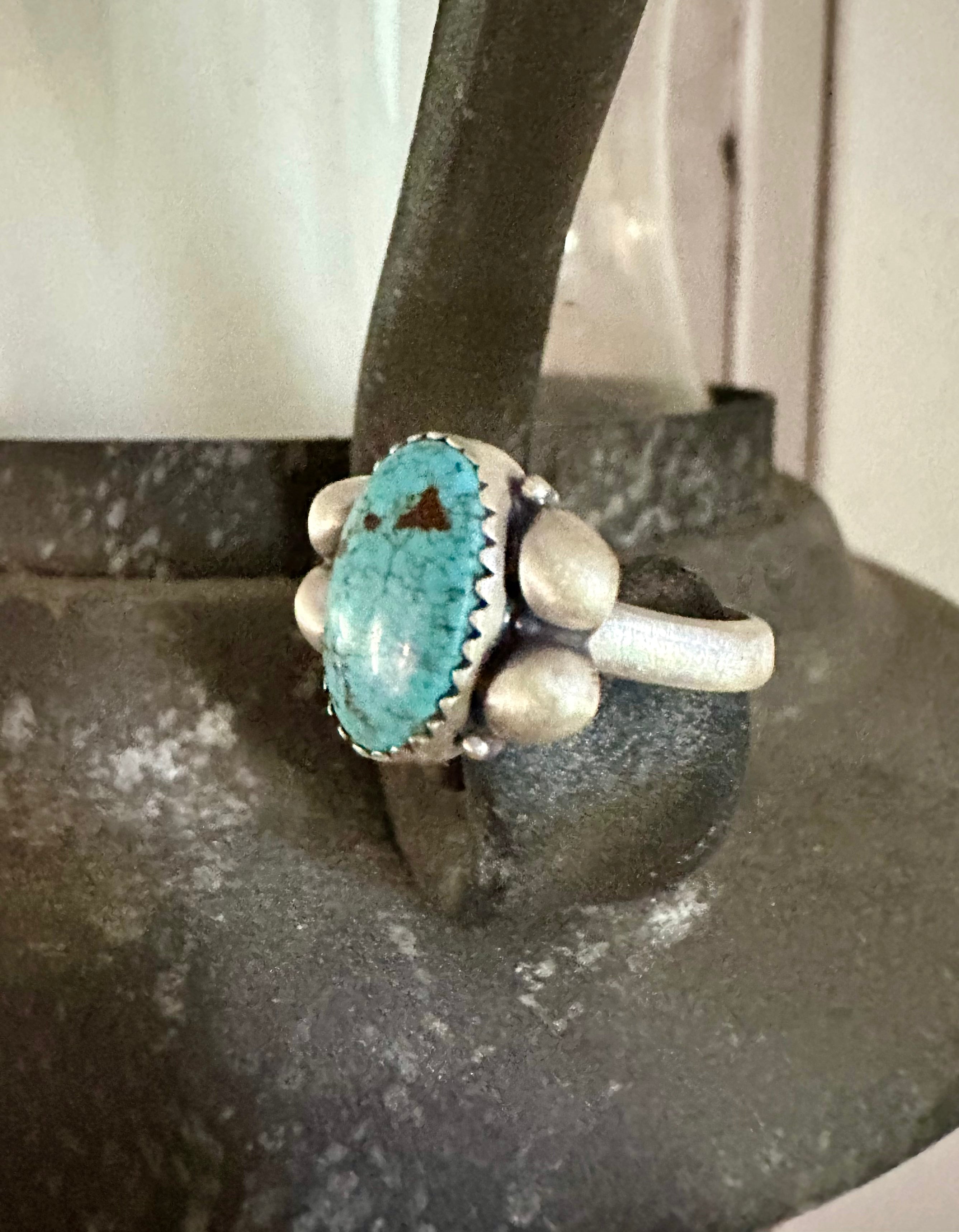 Mine 8 Turquoise Sterling Silver Ring