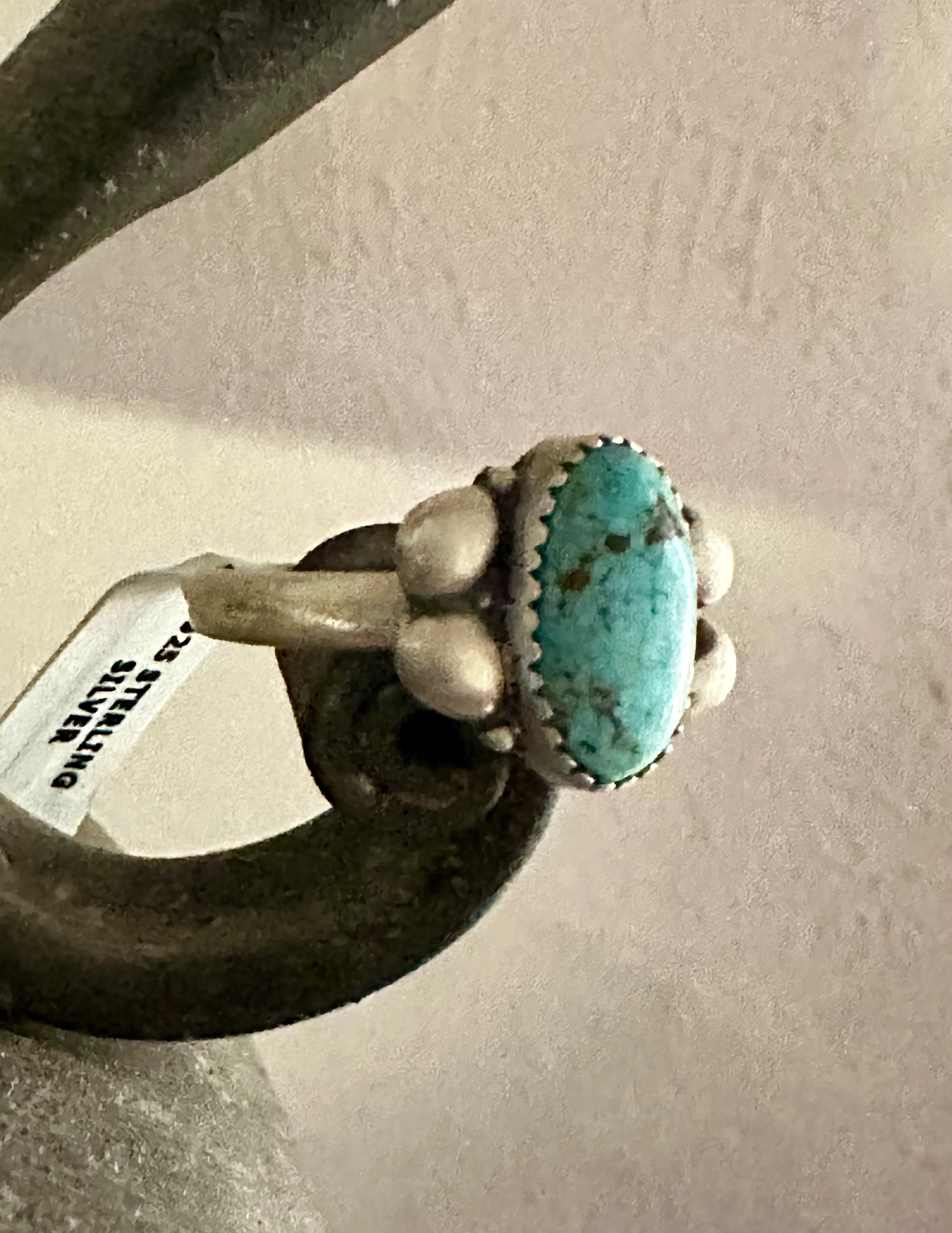Mine 8 Turquoise Sterling Silver Ring
