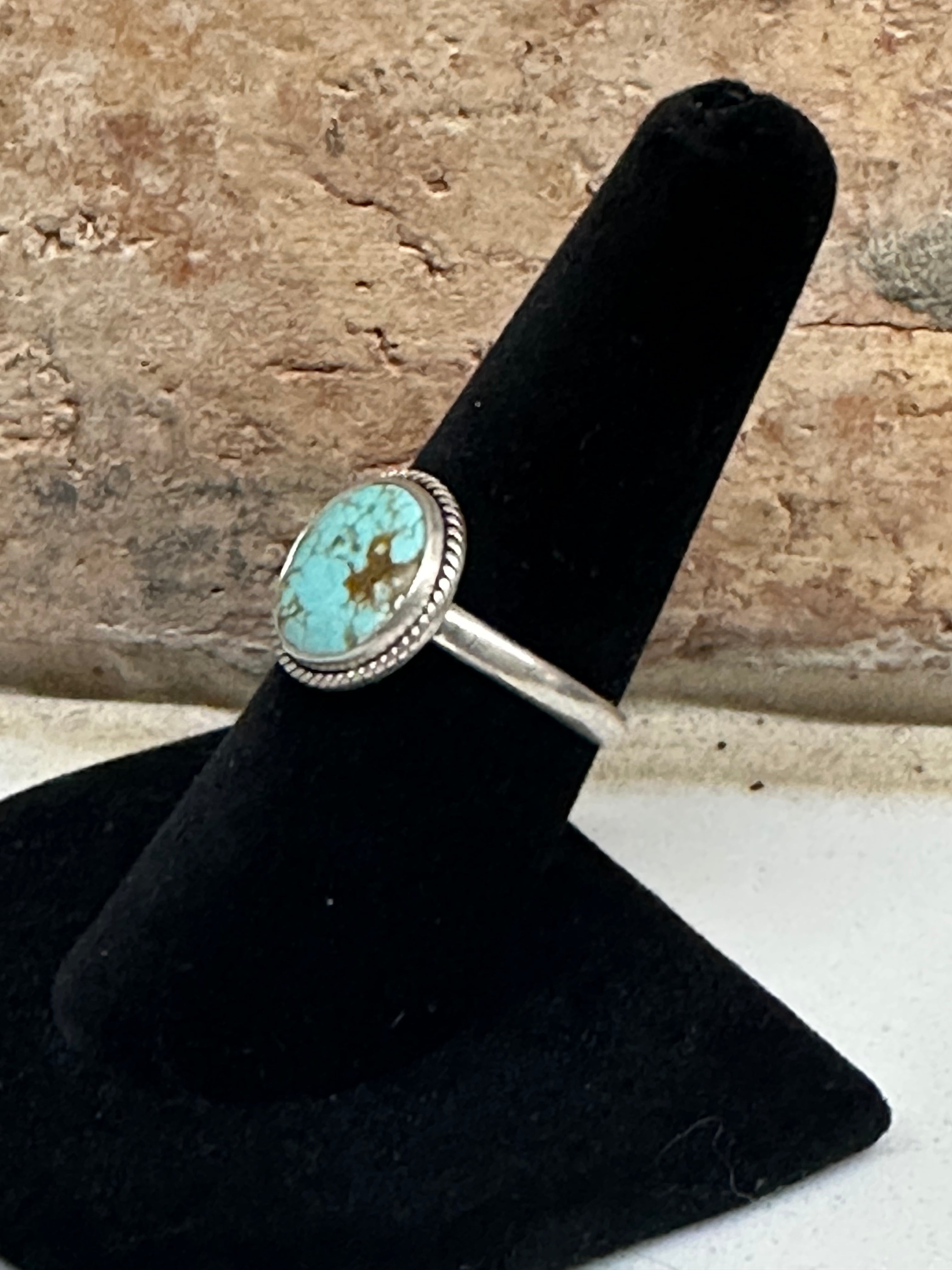 Mine 8 Turquoise Ring