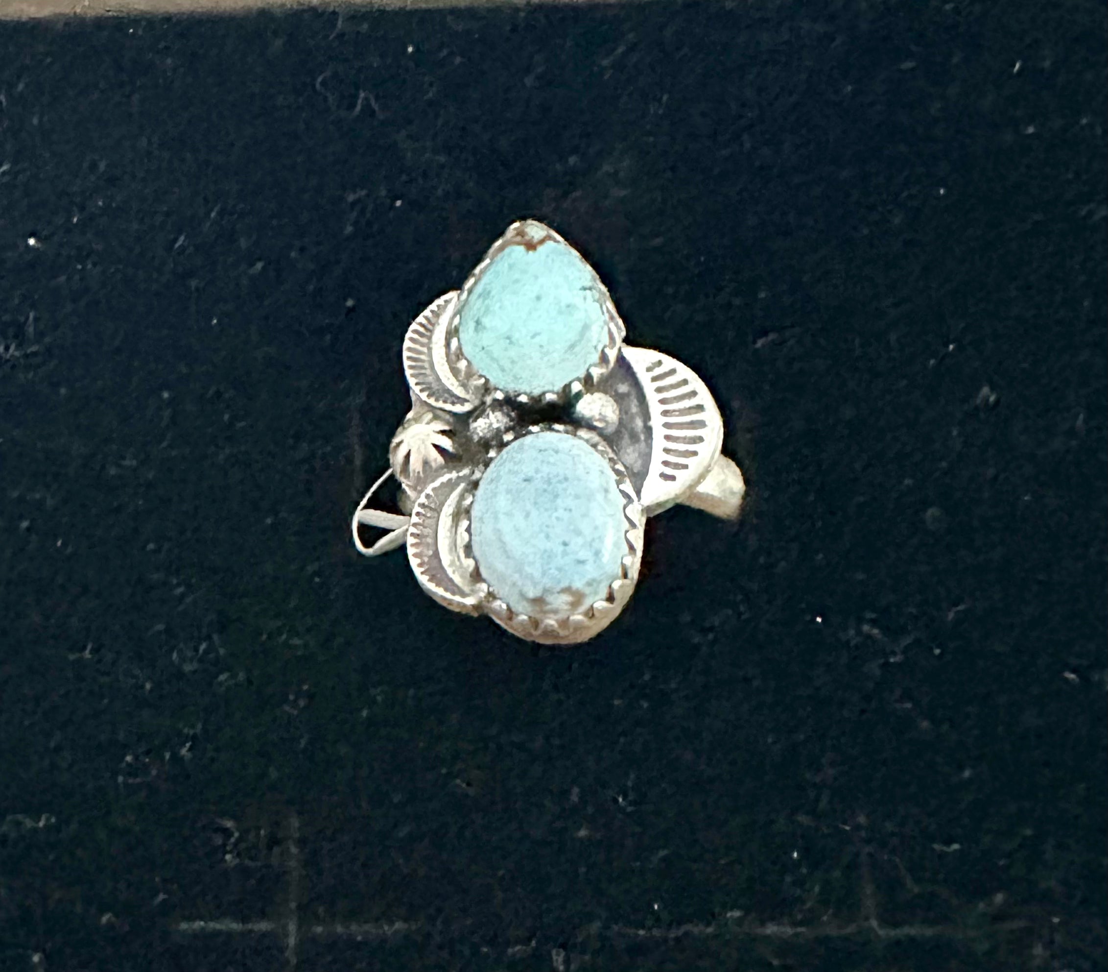 Dry Creek Sterling Silver double stone ring