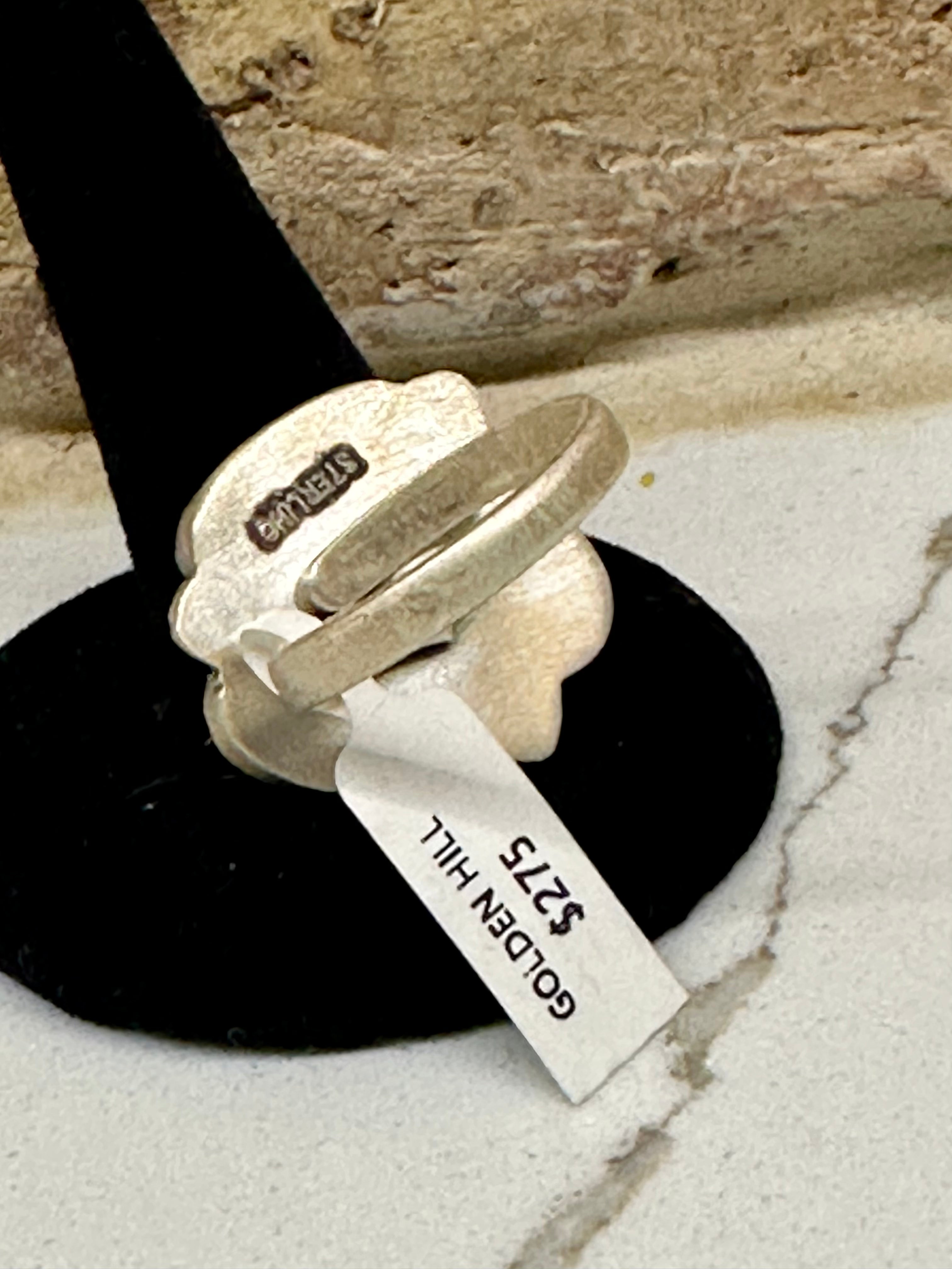 Golden Hill Sterling Silver Cluster ring