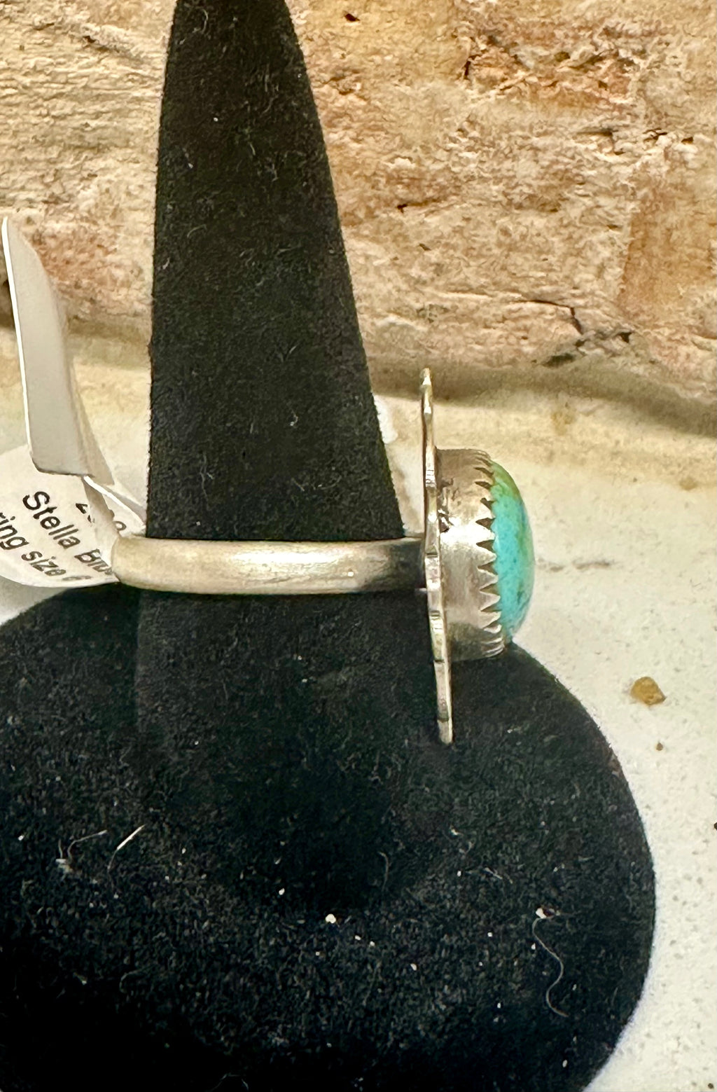 Sterling Silver Stella Blue Turquoise Ring