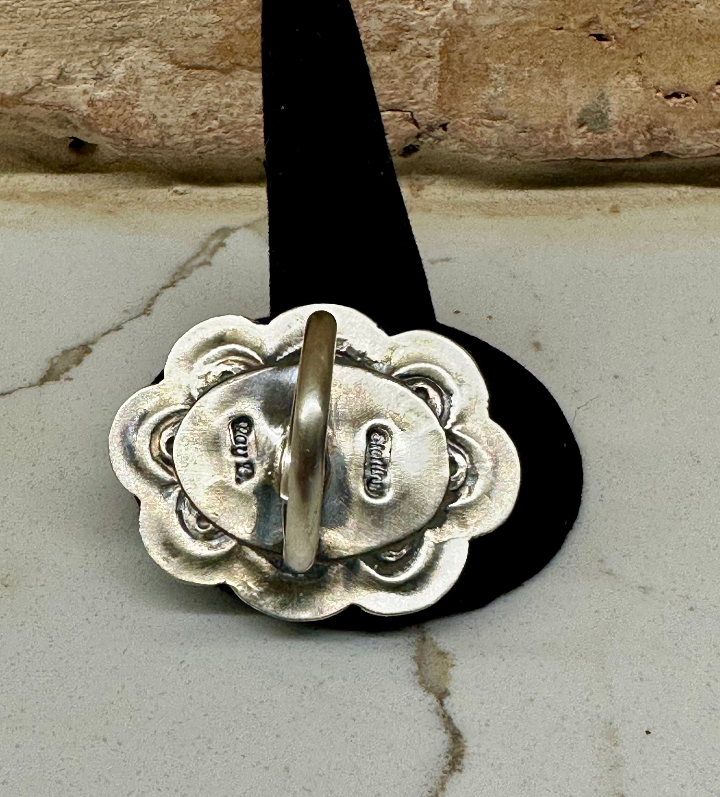 Native Concho Ring
