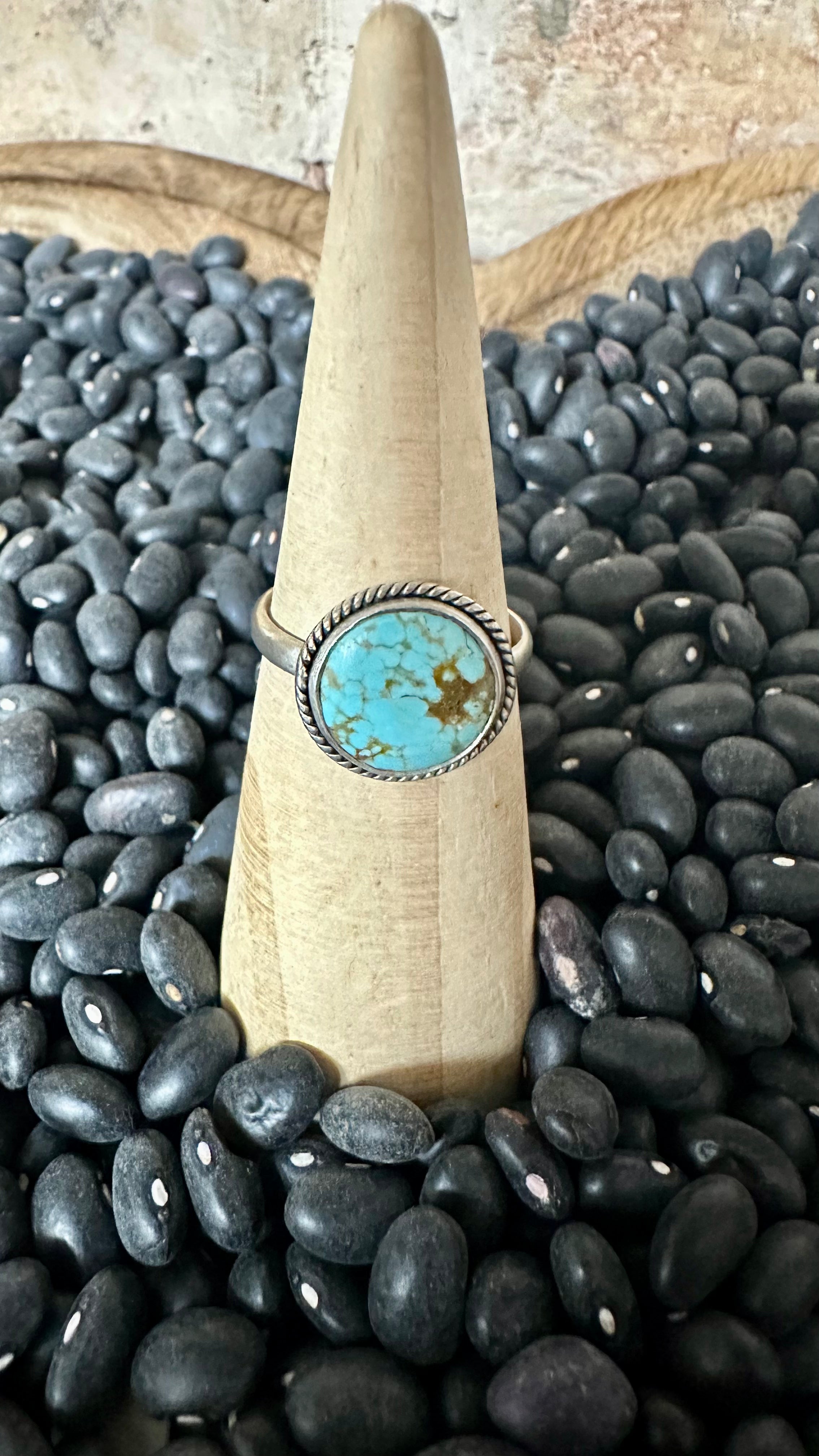 Mine 8 Turquoise Ring