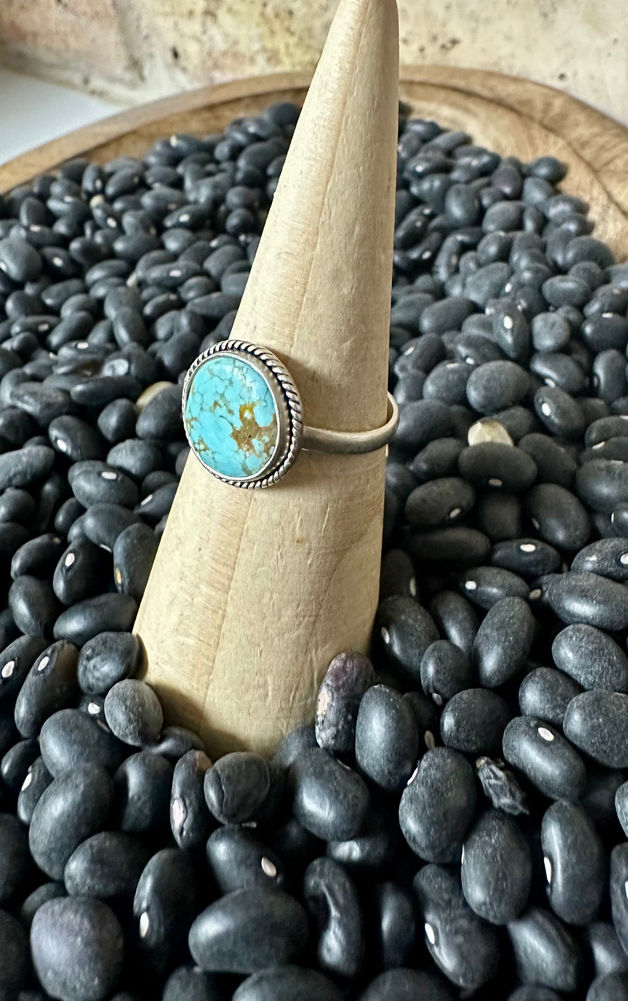Mine 8 Turquoise Ring
