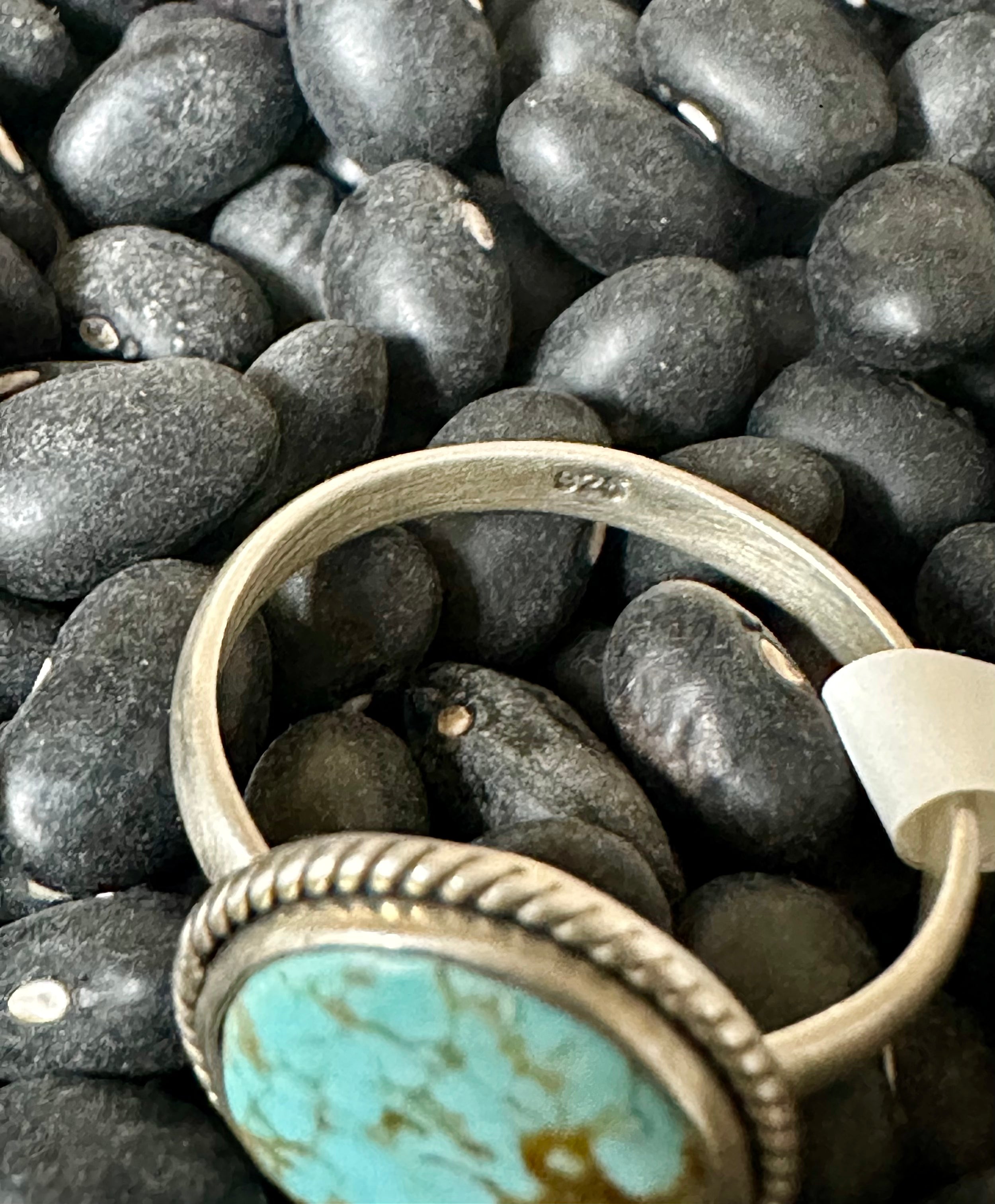Mine 8 Turquoise Ring
