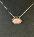 Native Pink Conch Sterling Silver Necklace
