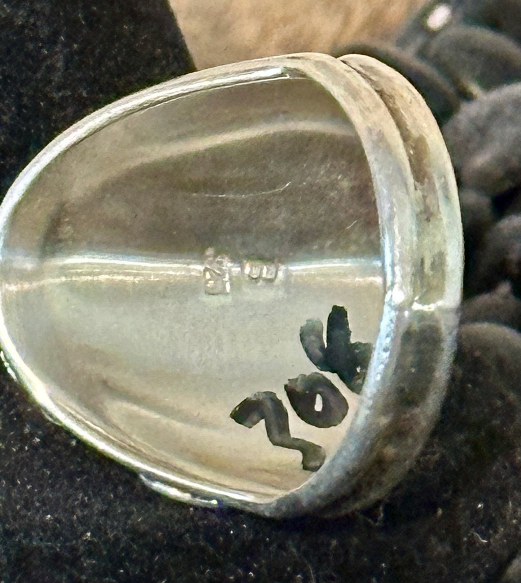 Men's Native Sterling Silver Turquoise Ring