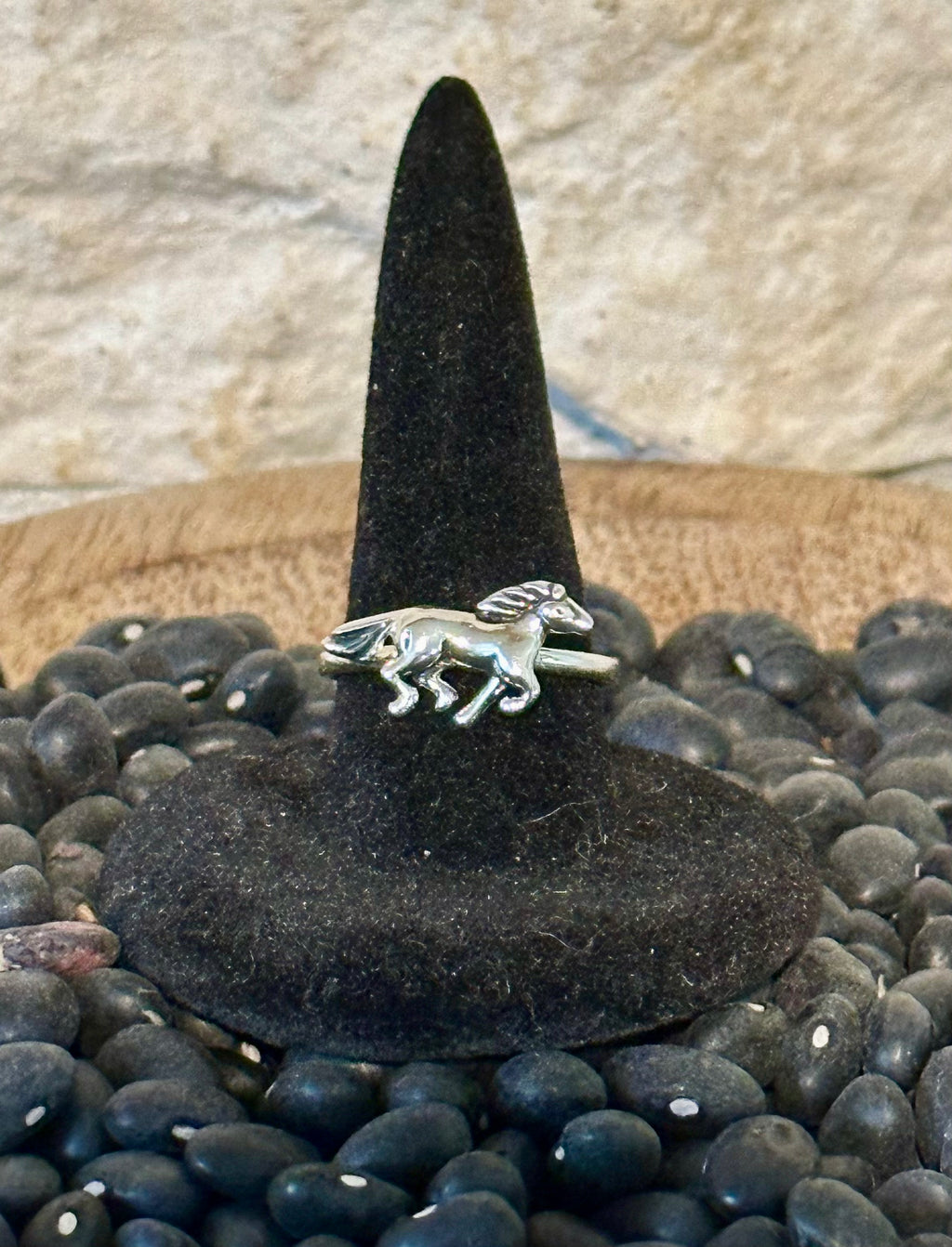 Sterling Silver Horse Ring