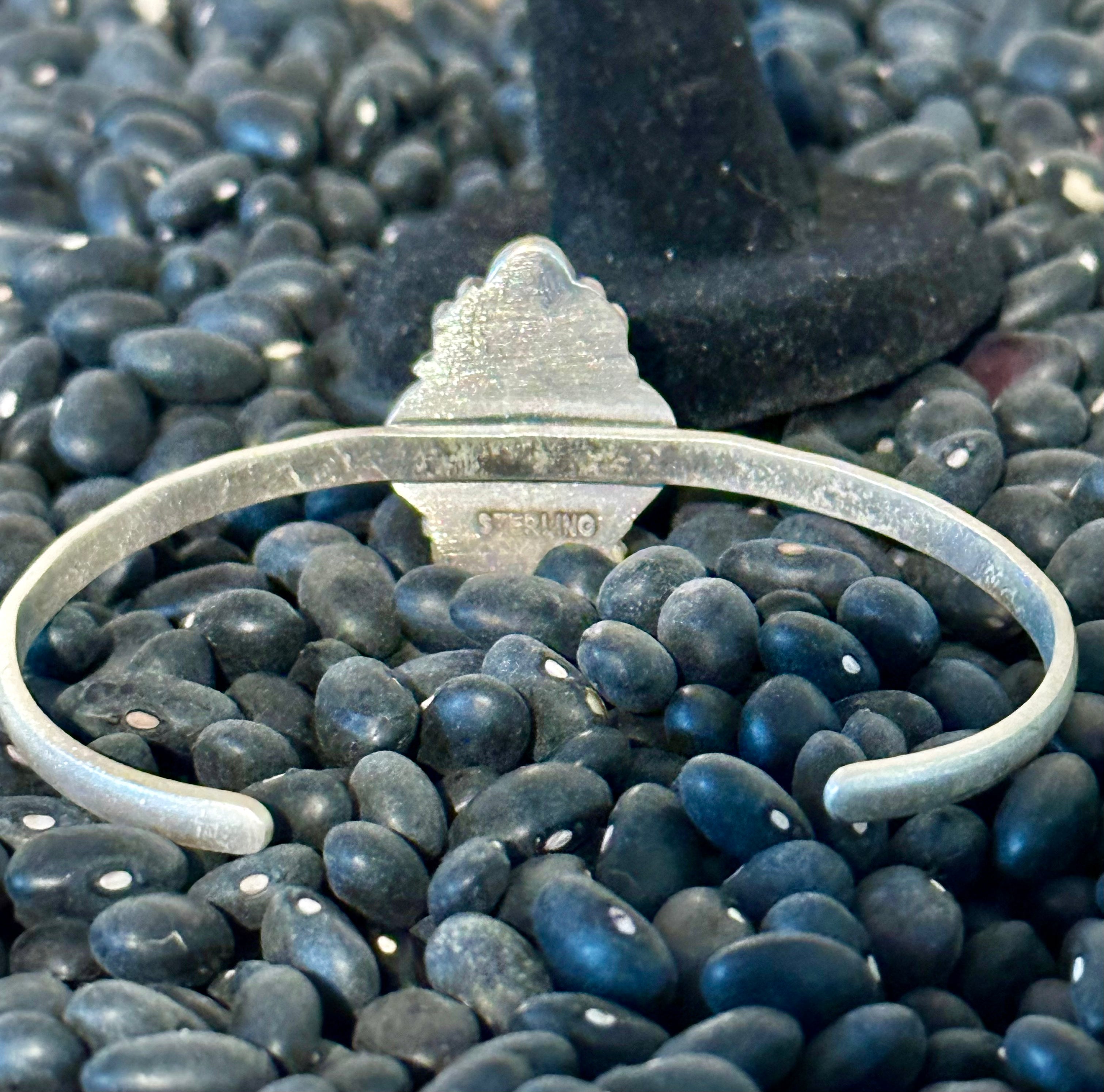 Fox Turquoise Sterling Silver Cuff