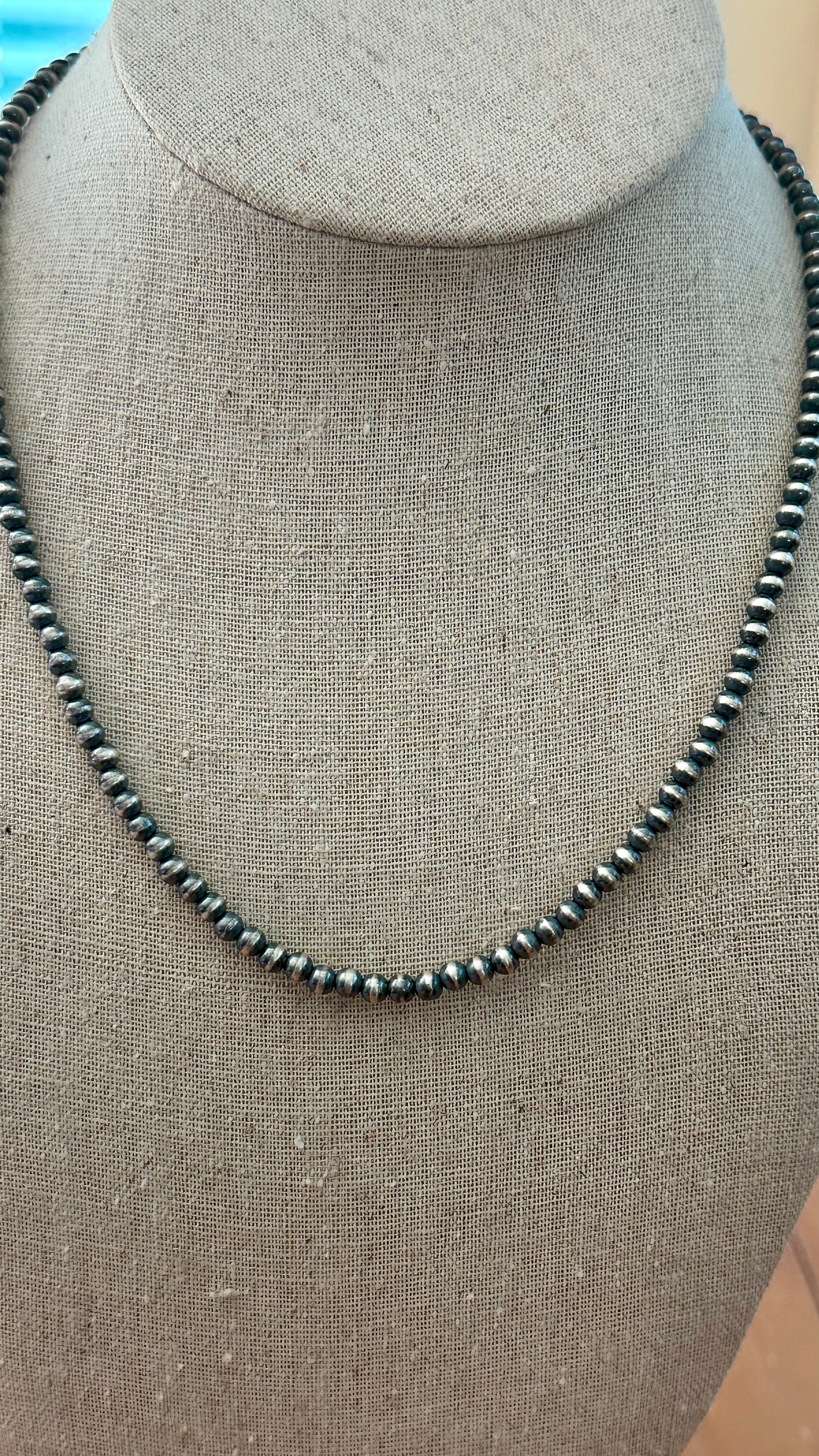 Desert Pearl Sterling Silver Necklace