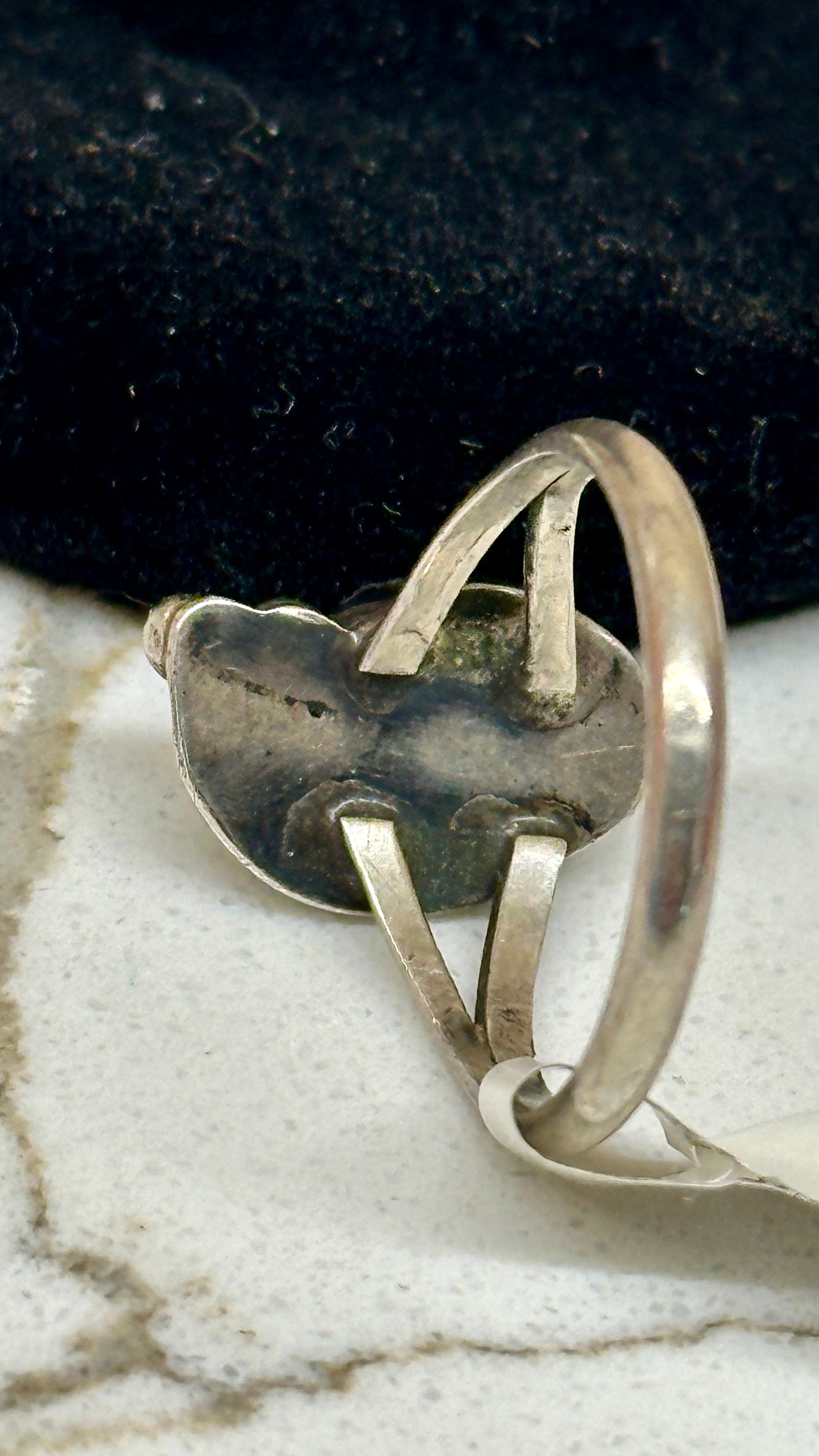Vintage Kingman Turquoise Sterling Silver Ring