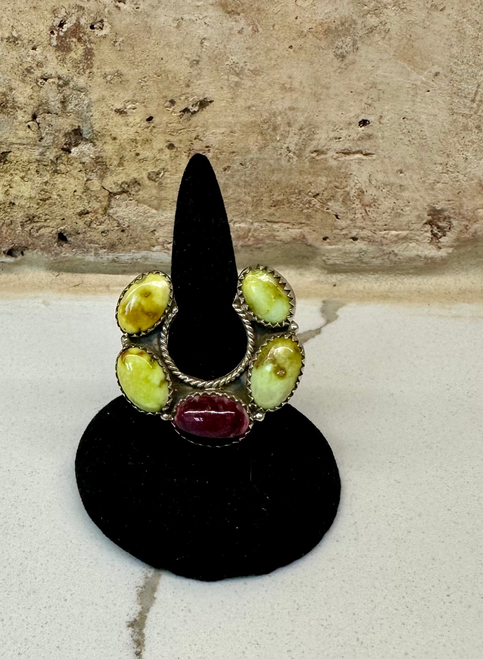 Palomino/ Spiny Oyster Sterling Silver