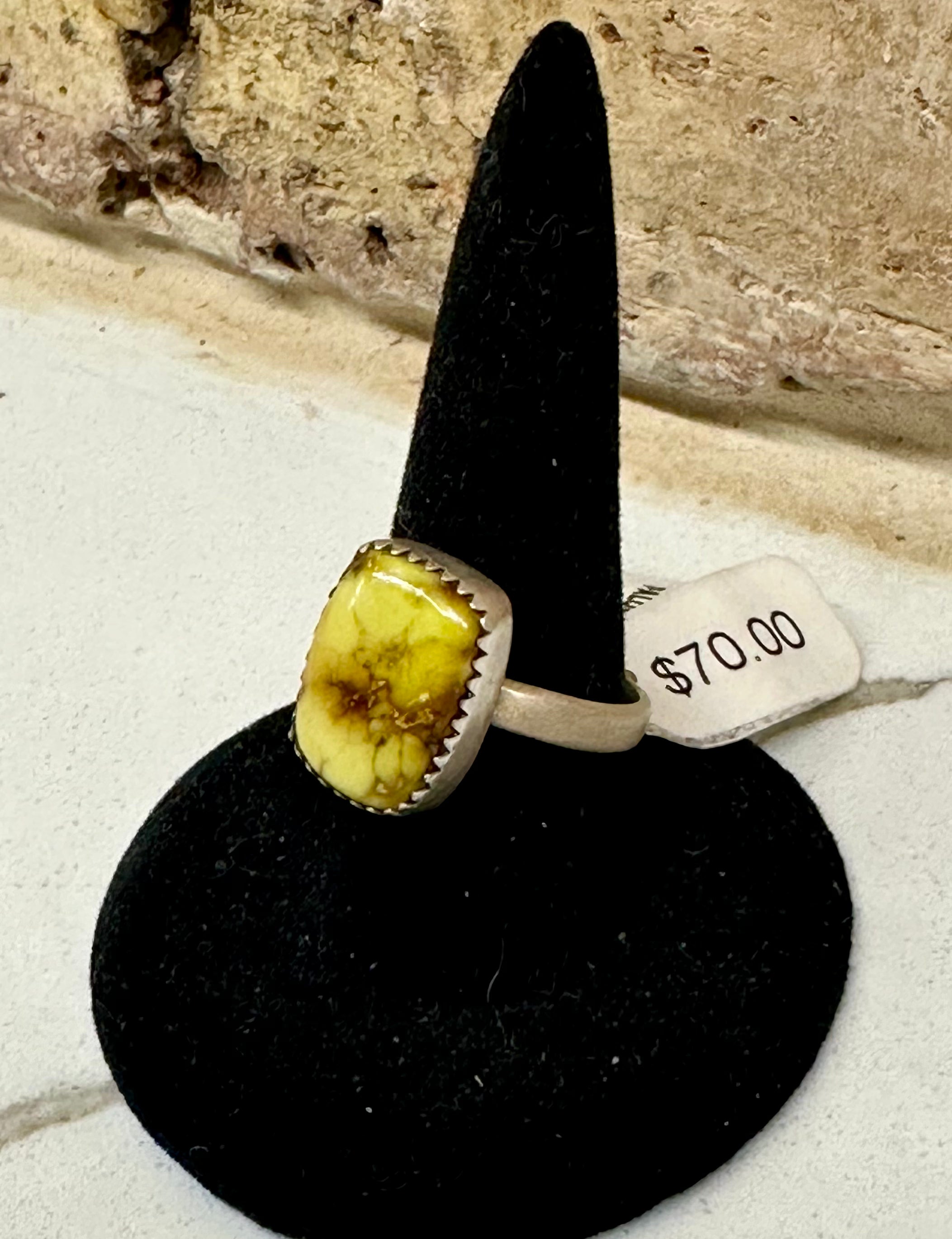 Palomino Sterling Silver Single Stone Ring