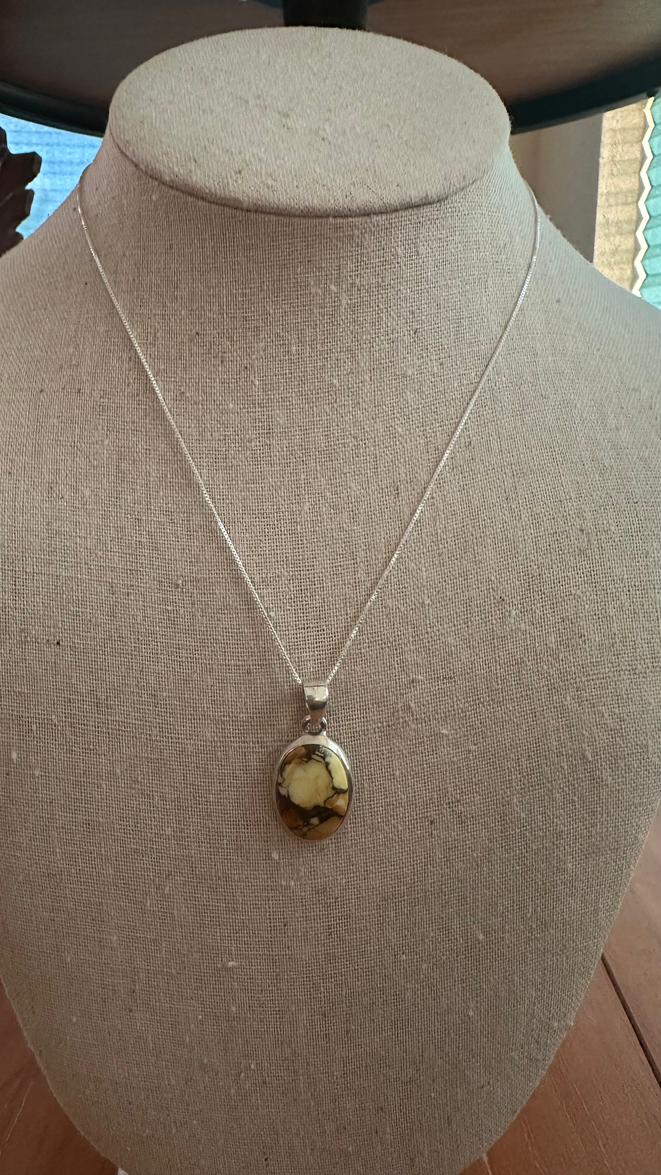 Sterling Silver Honey Dahlia Dainty Necklace