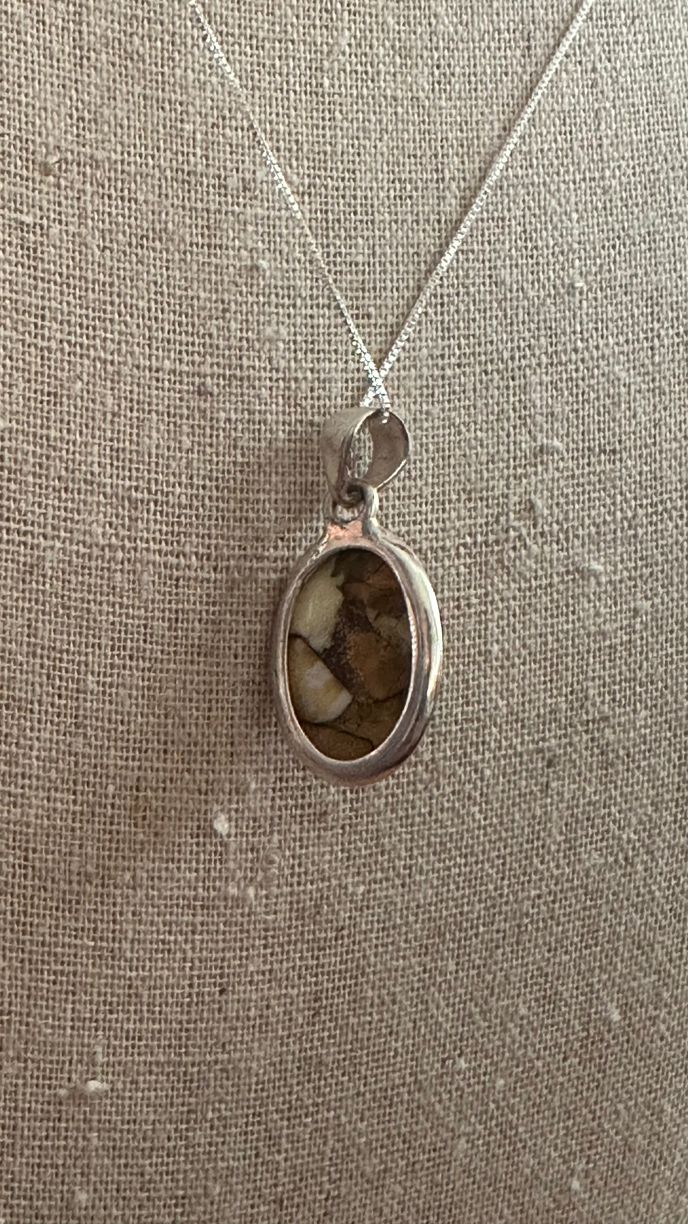 Sterling Silver Honey Dahlia Dainty Necklace