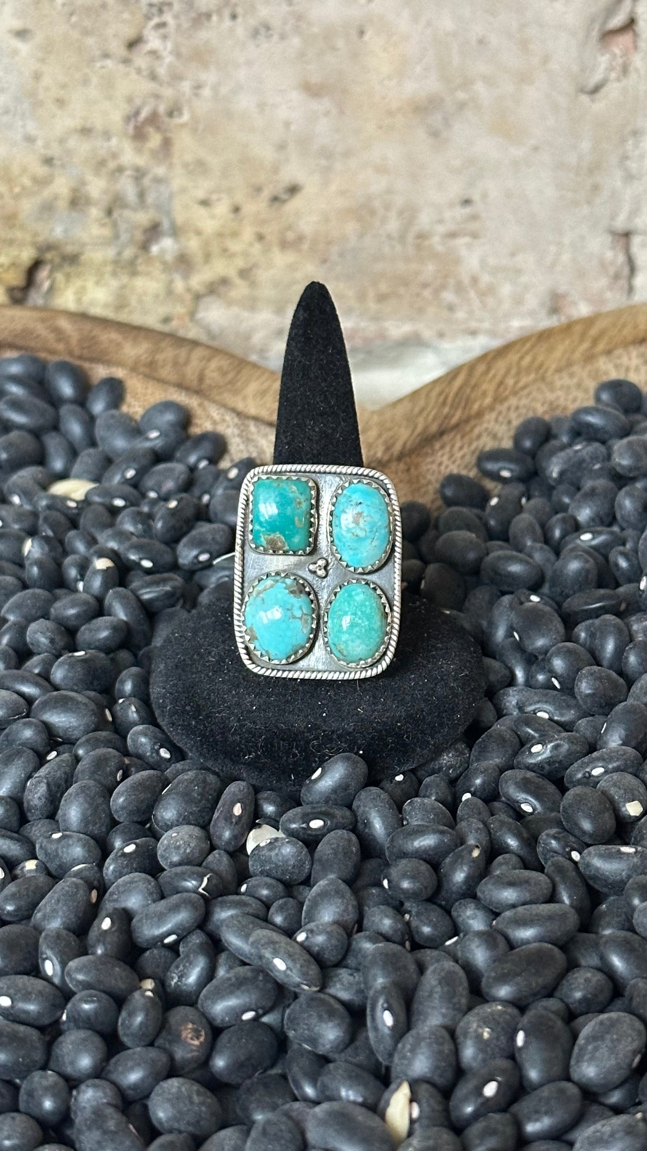 Santa Maria Turquoise Sterling Silver Ring