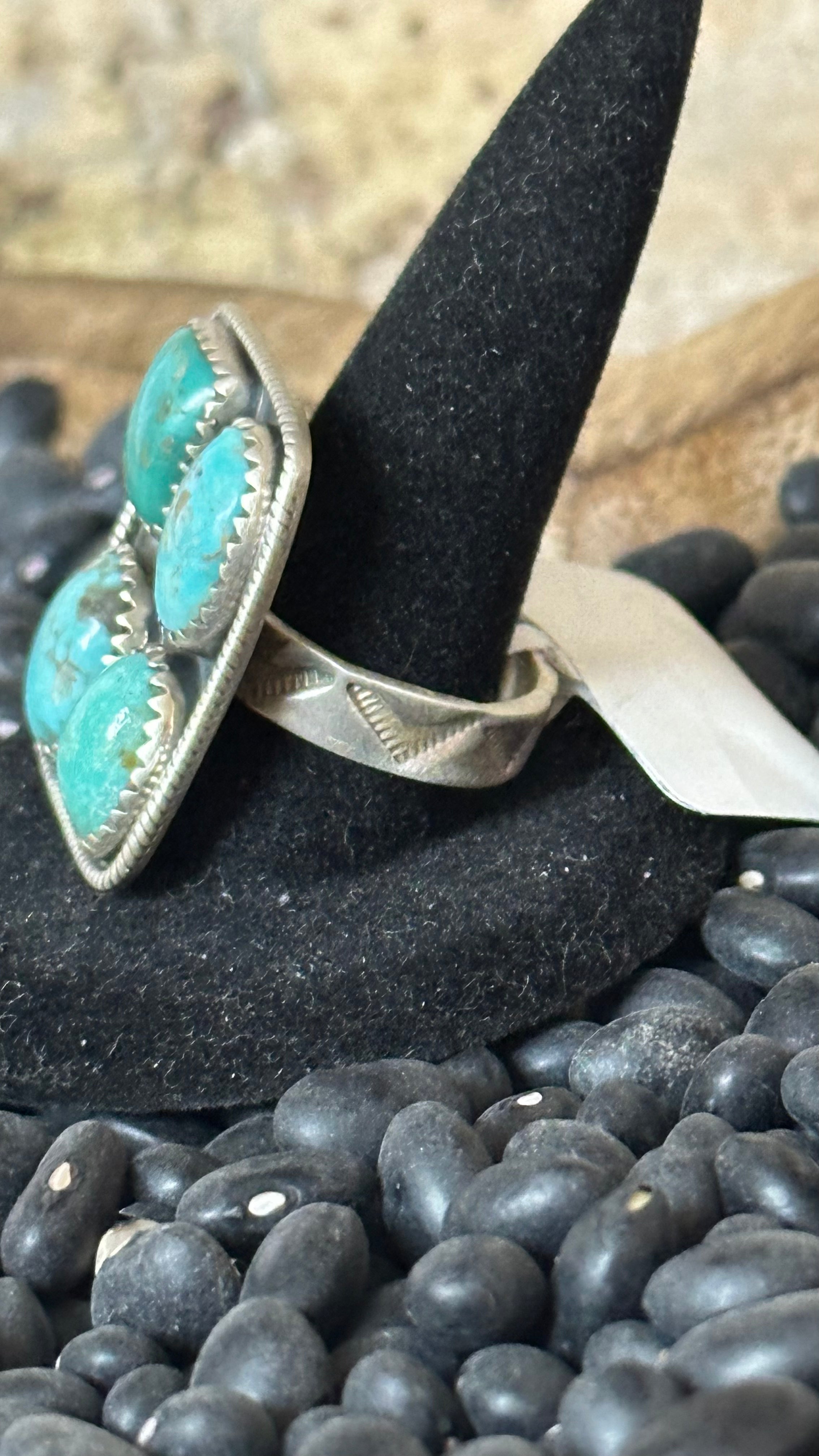 Santa Maria Turquoise Sterling Silver Ring