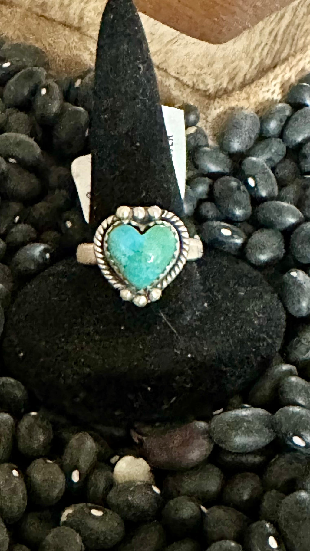 Mojave Turquoise Heart Ring