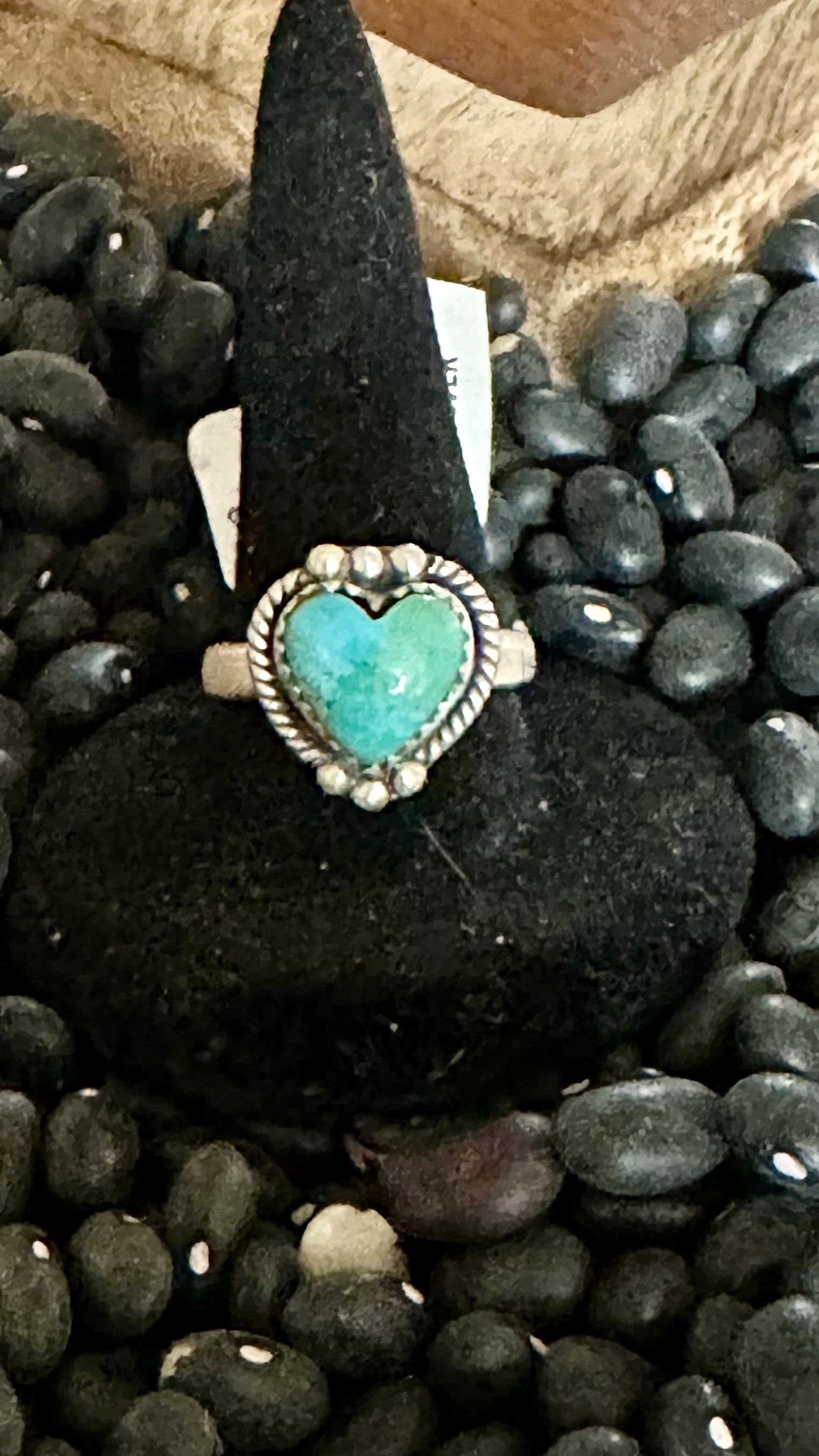 Mojave Turquoise Heart Ring
