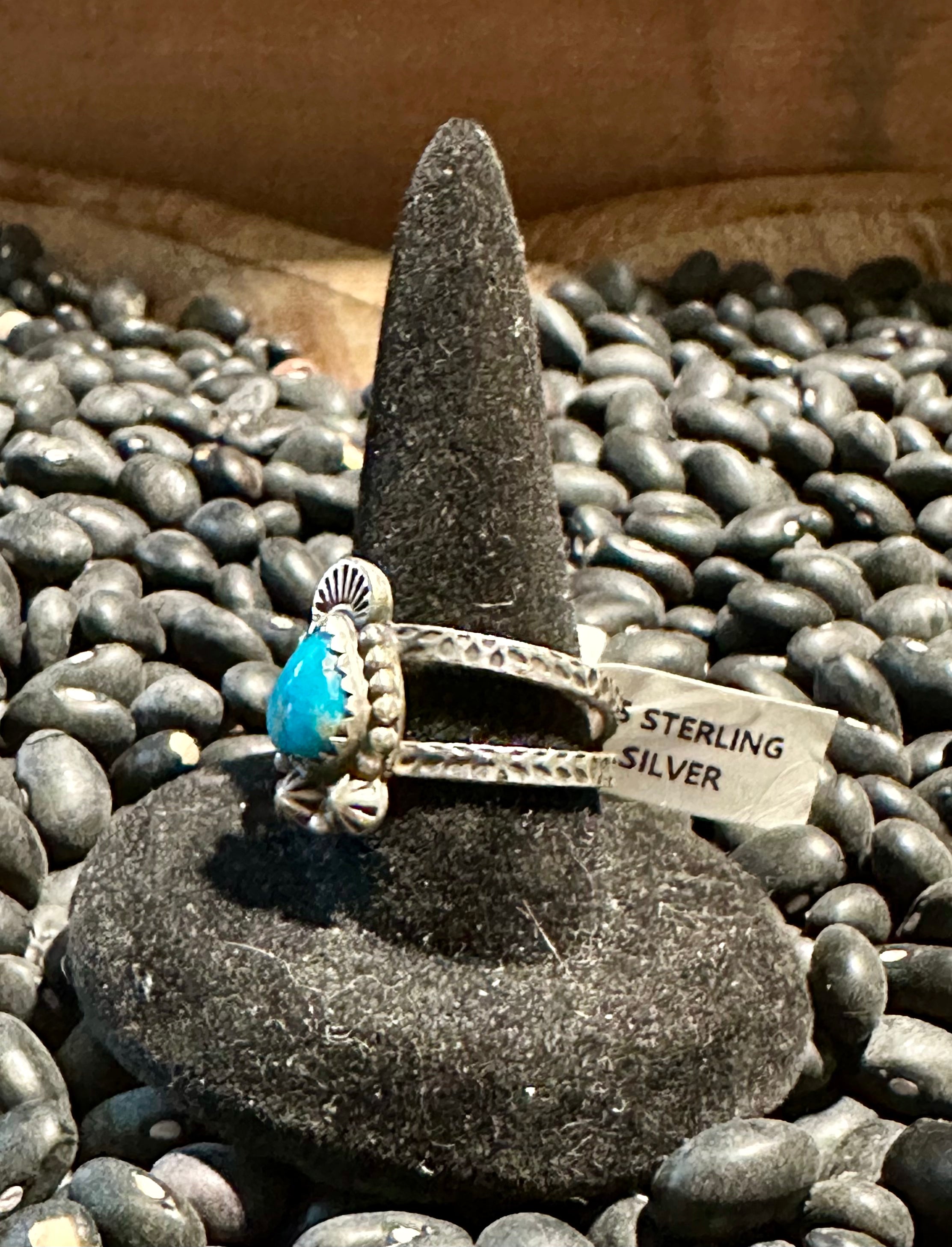 Sterling Silver Blue Bird Turquoise Ring