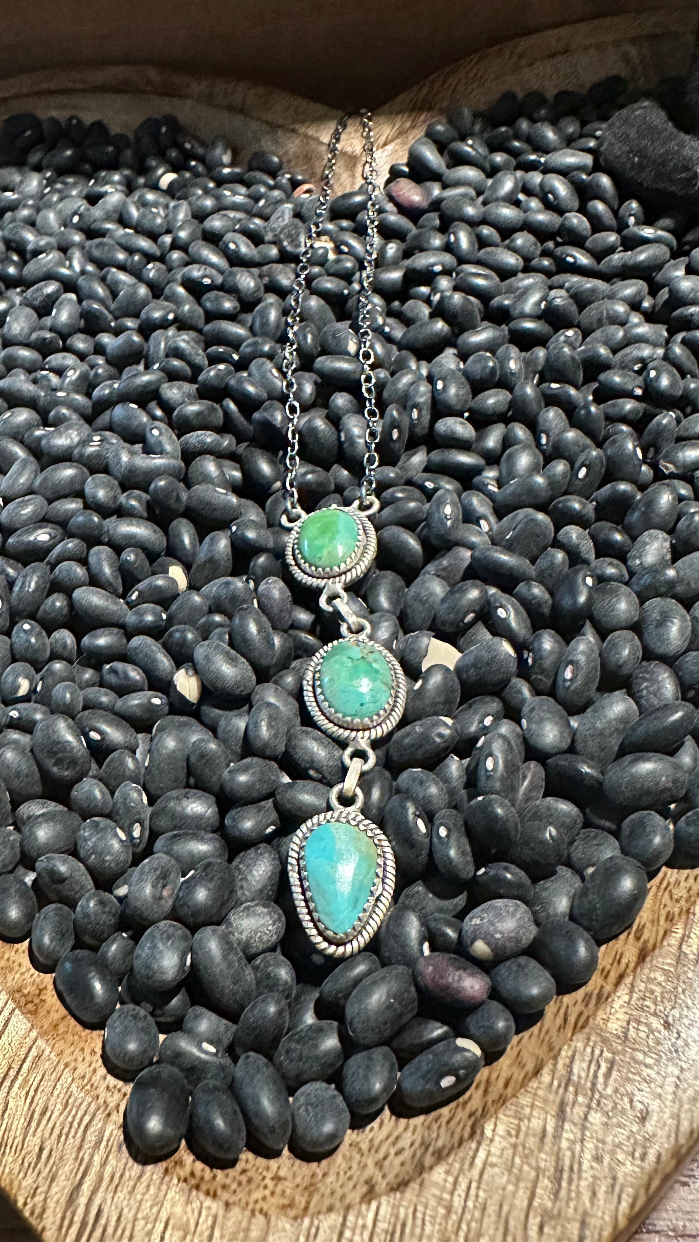 Sterling Silver Mojave Turquoise Necklace