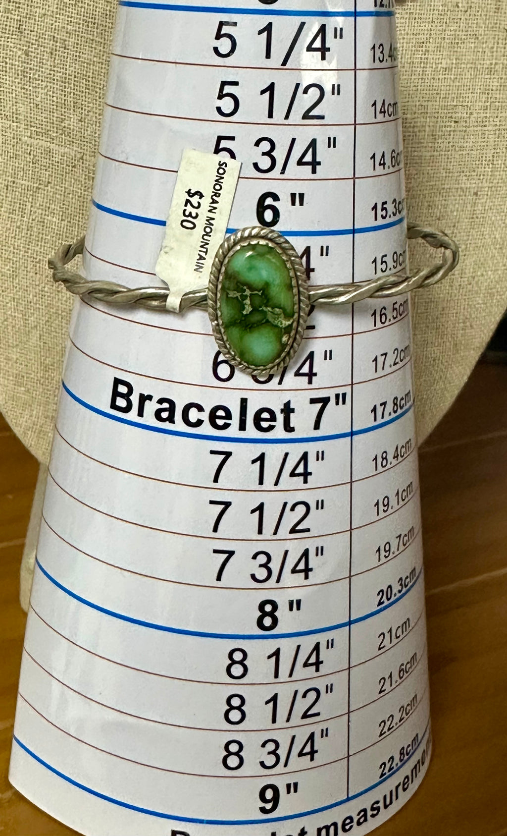 Sonoran Mountain Sterling Silver Cuff