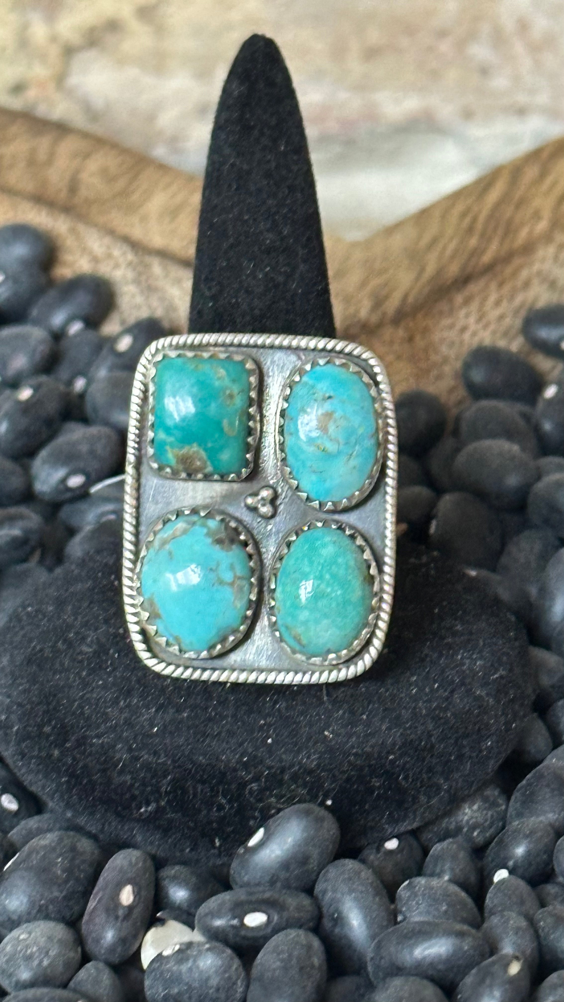 Santa Maria Turquoise Sterling Silver Ring