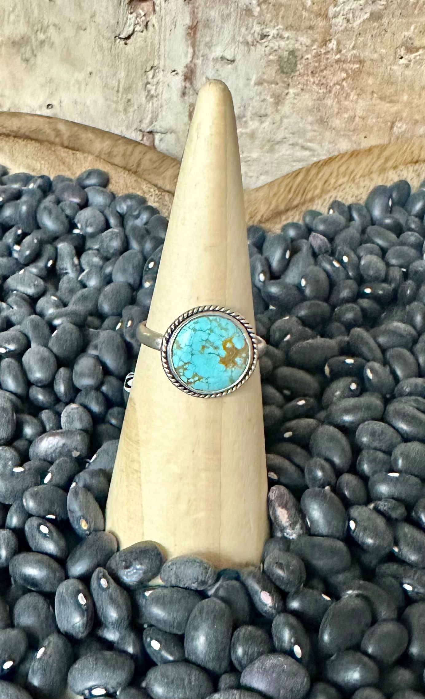 Mine 8 Turquoise Ring