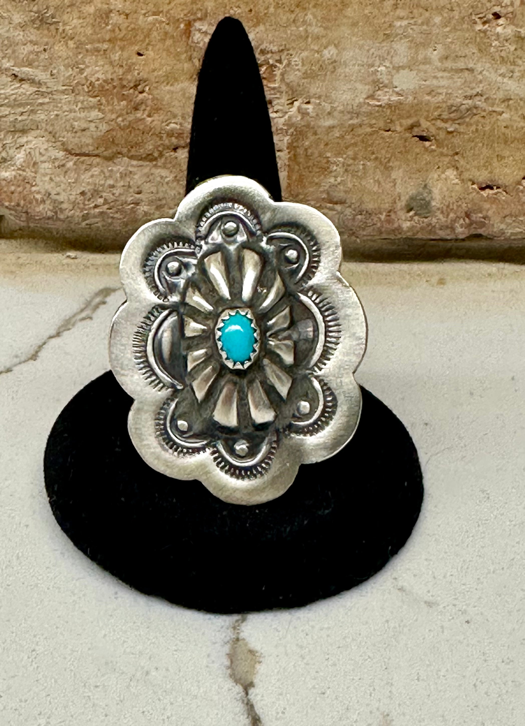 Native Concho Ring