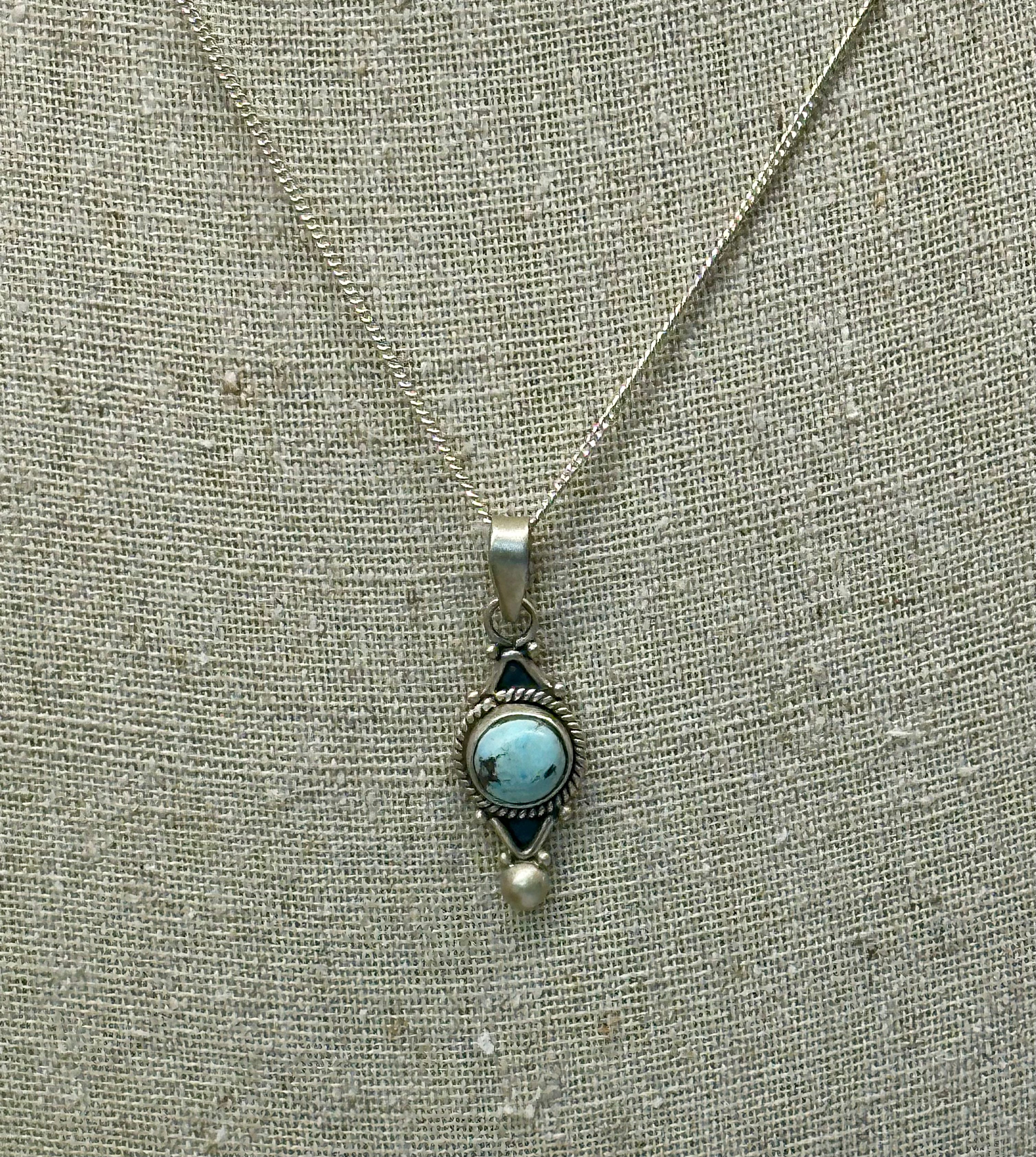Small Sterling Silver Golden Hill Necklace
