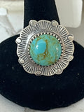Sterling Silver Stella Blue Turquoise Ring