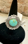 Sterling Silver Stella Blue Turquoise Ring