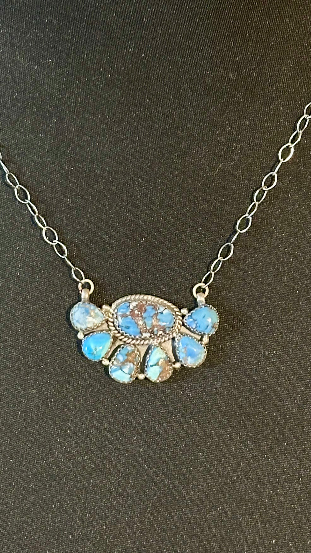 Sterling Silver Golden Hill  Necklace