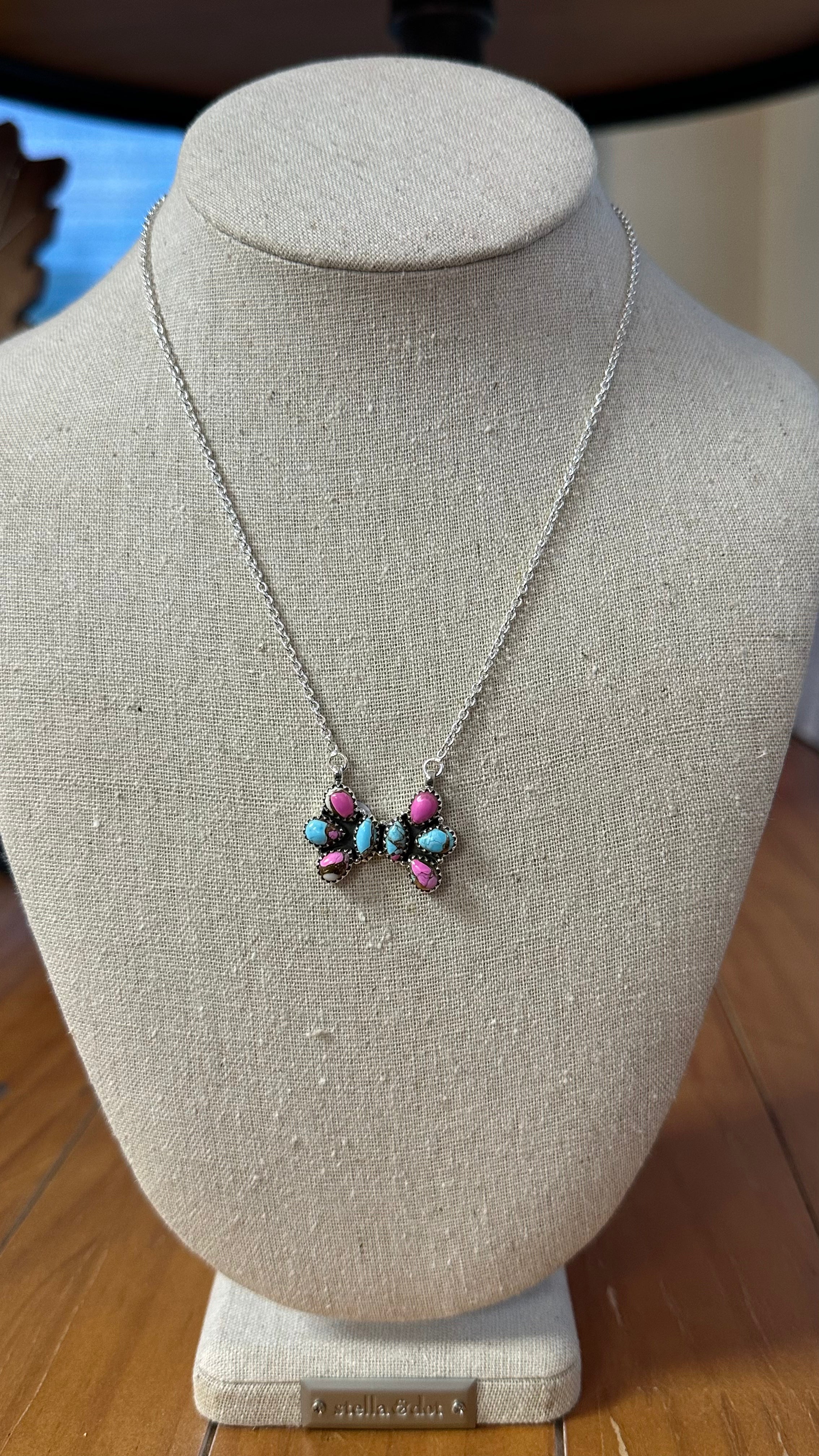Sterling Silver Cotton Candy Necklace