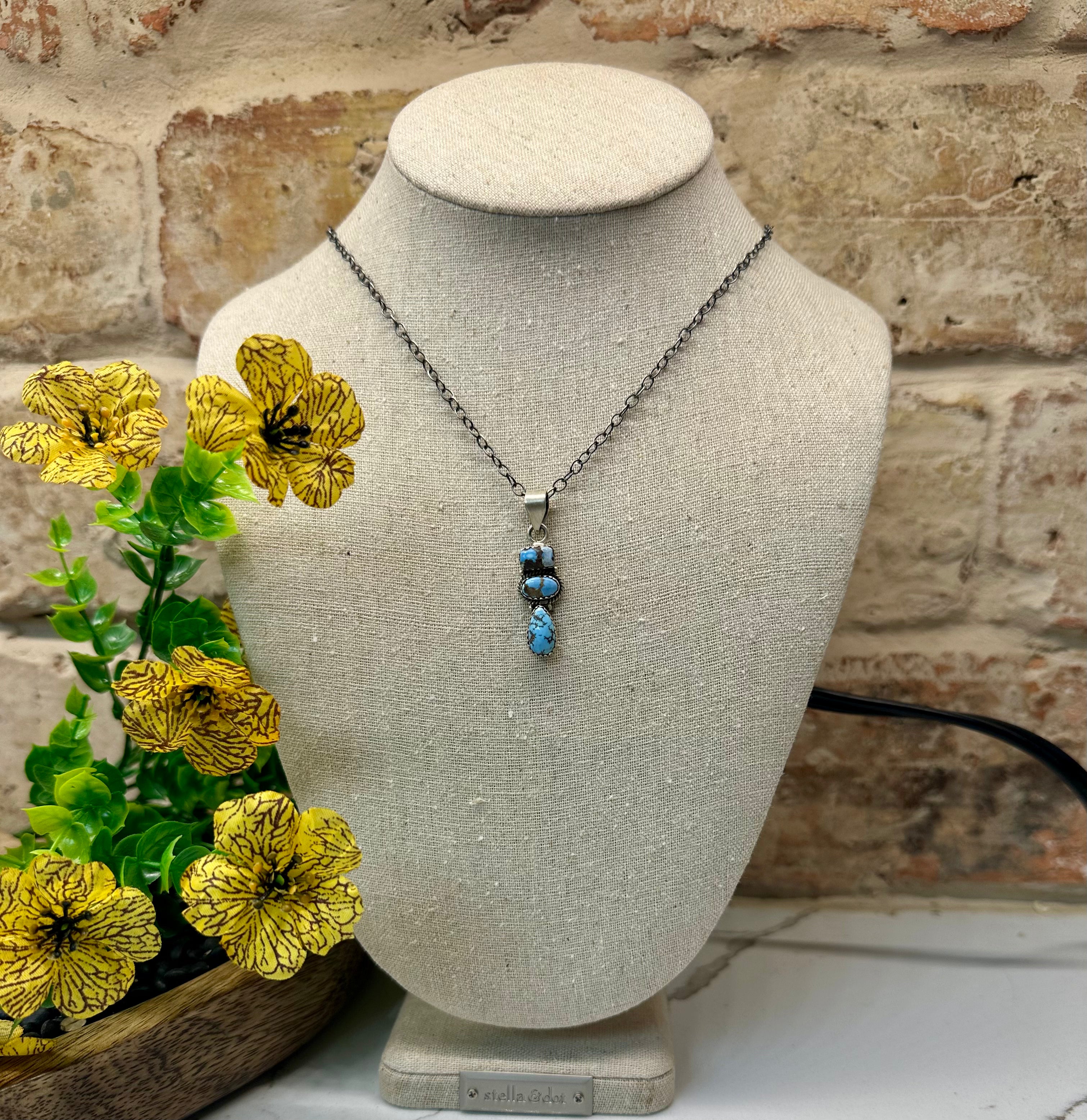 Sterling Silver Golden Hill Necklace