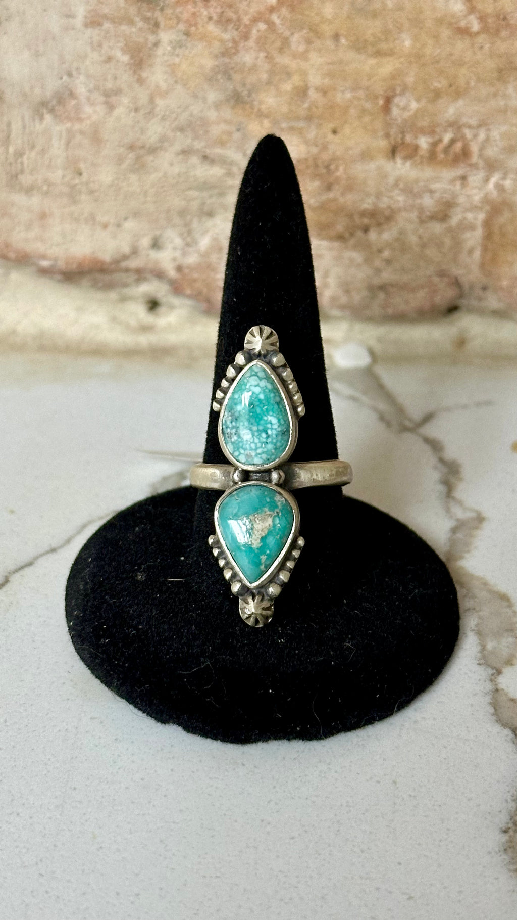 Sterling Silver White Water Ring