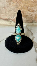 Sterling Silver White Water Ring