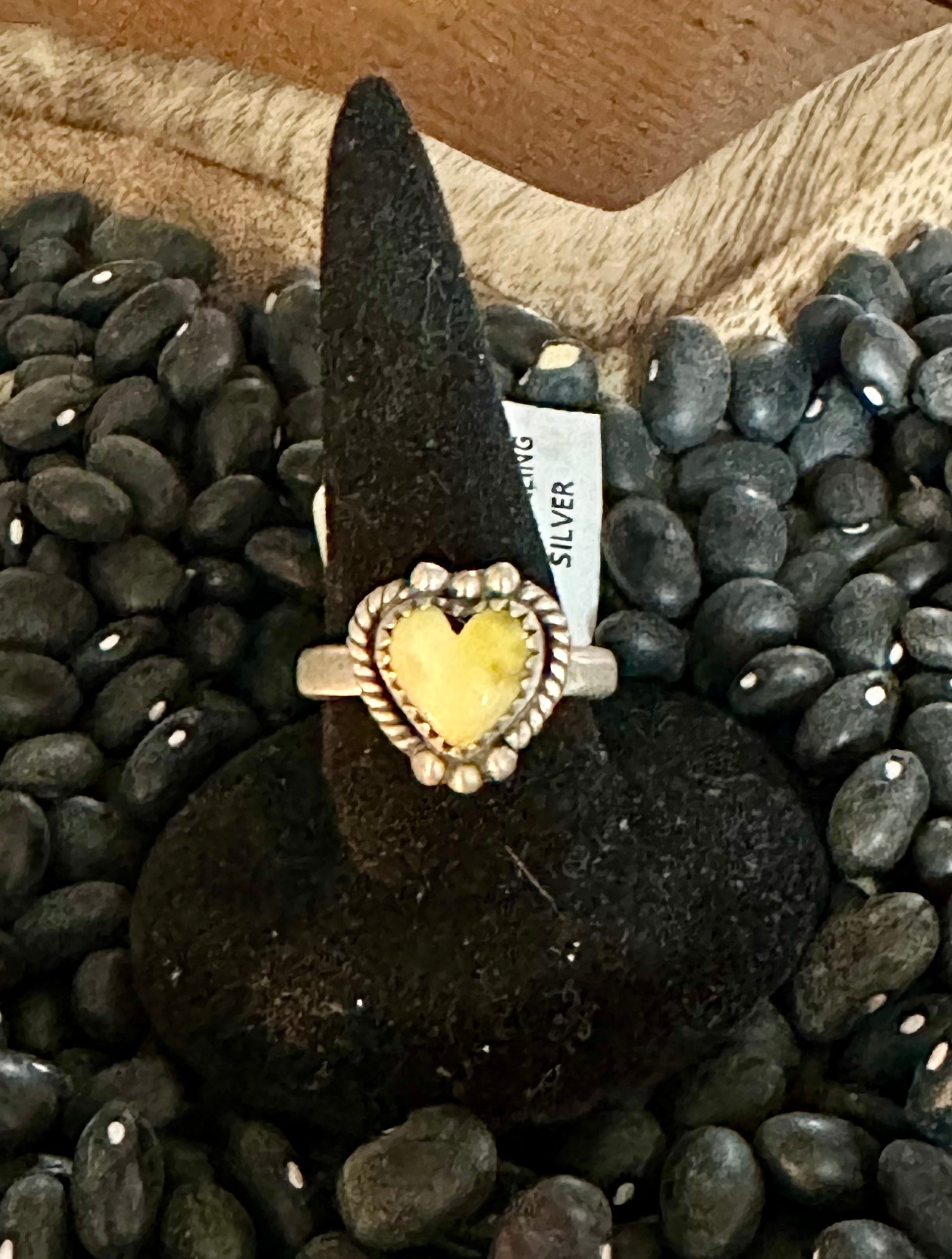 Palomino Heart Sterling Silver Ring