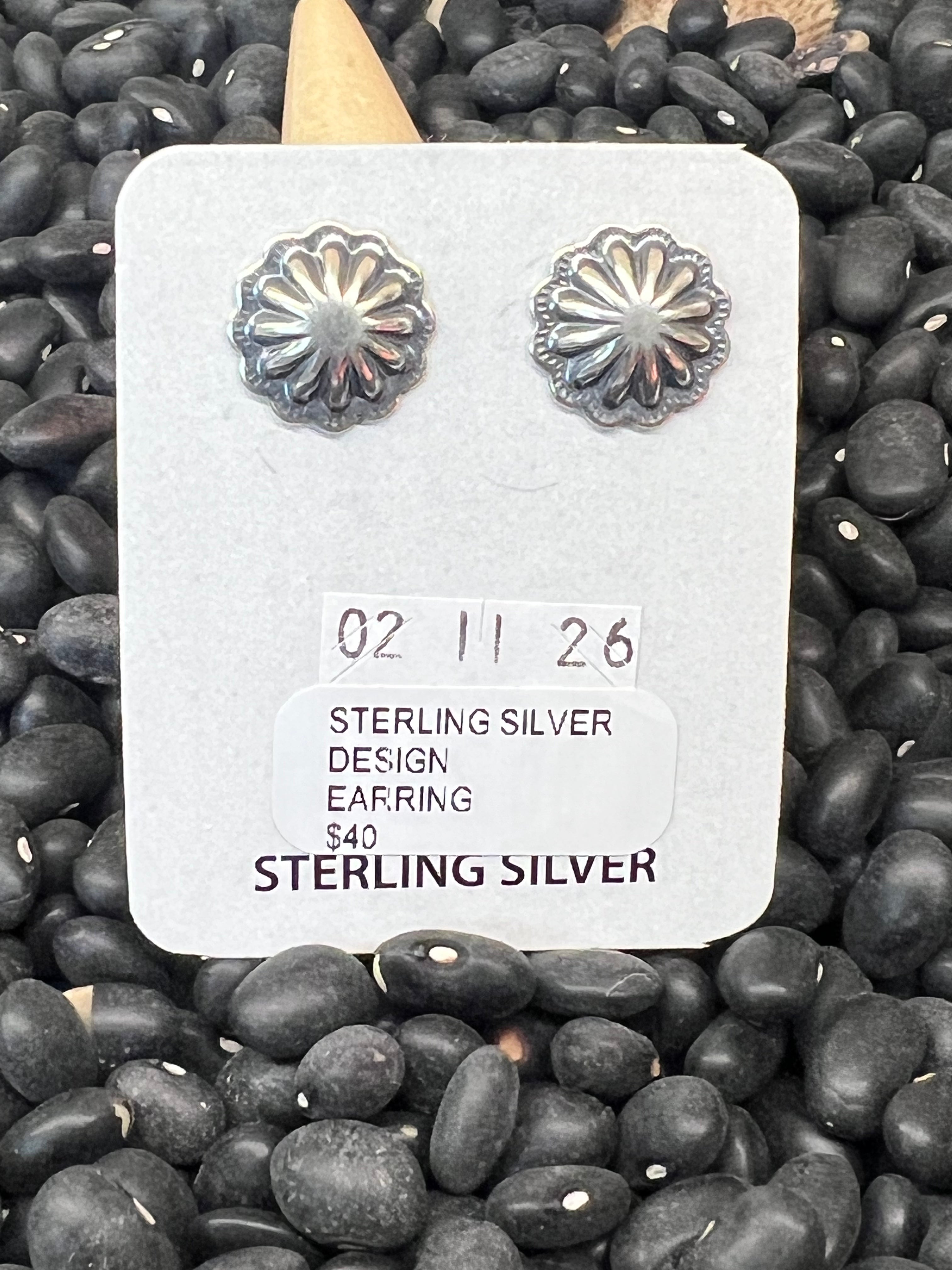 Sterling Silver concho studs