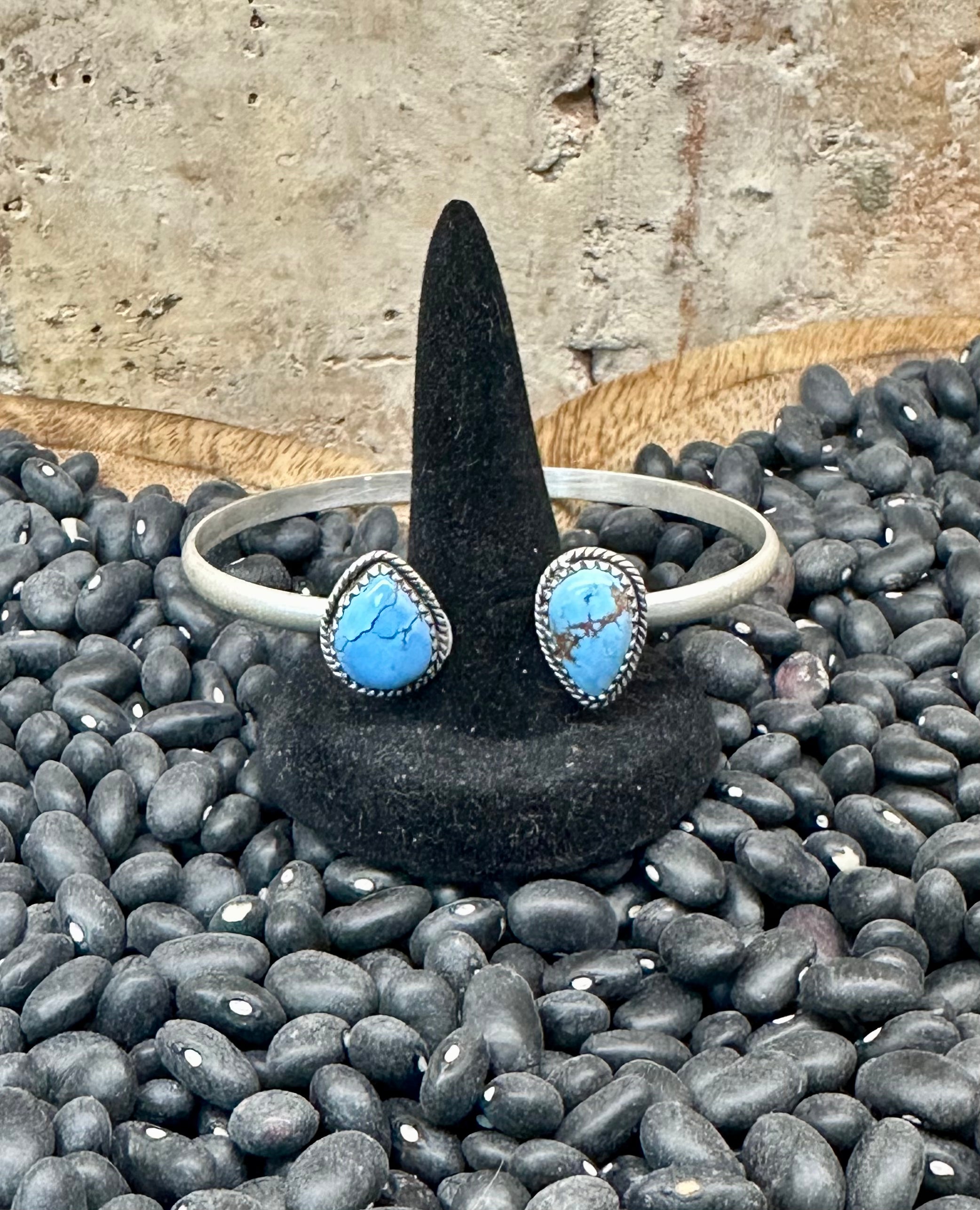 Sterling Silver Golden Hill Floater Cuff