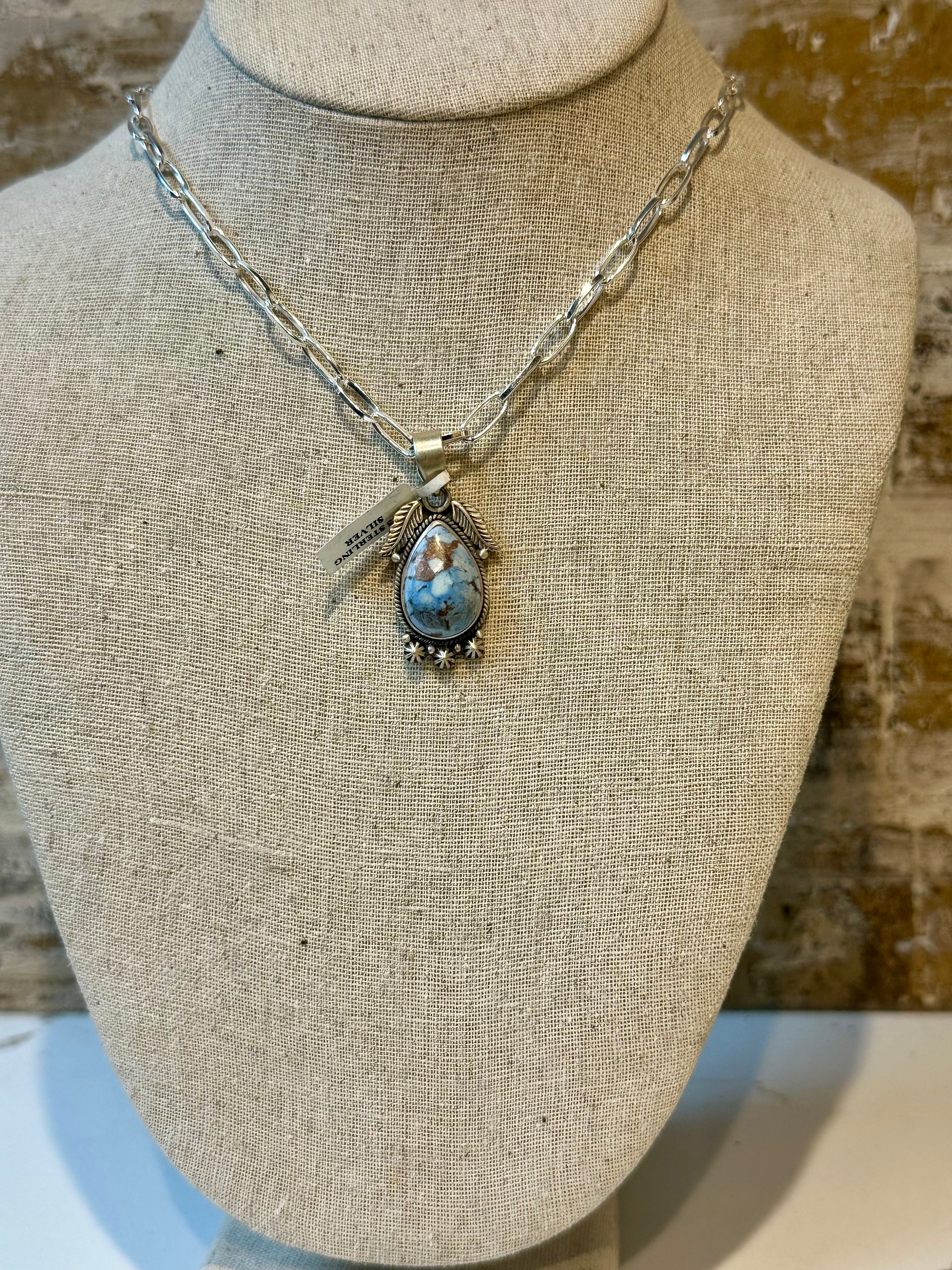 Sterling Silver Golden Hill Necklace
